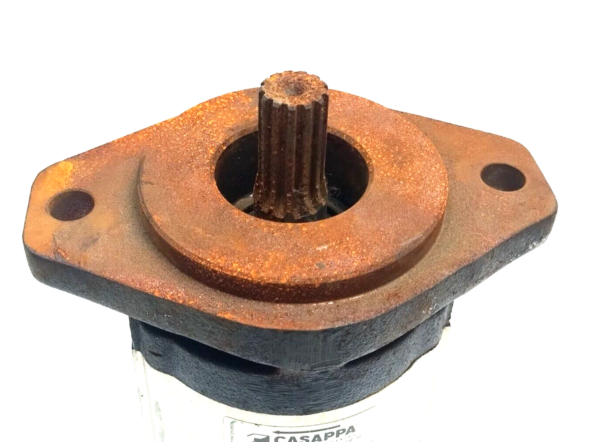 PLP30.38D0-04S5-LOG/OF-N, POMPA PLP30.38D0-04S5-LOG/OF-N | Casappa PLP30.38D0-04S5-LOG/OF-N Hydraulic Pump, 7/8" 13 Tooth Shaft - Used - Maverick Industrial Sales