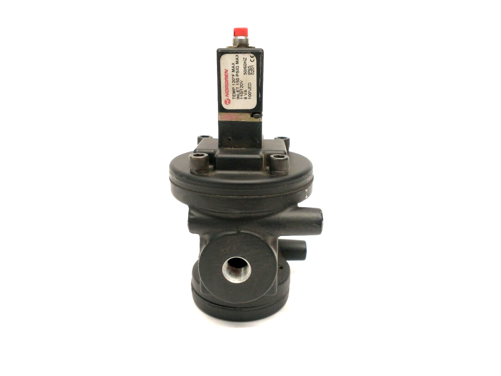 Norgen A1012C-CY Prospector Series Internal Pilot Poppet Valve 1/4"NPT 110/120V - Maverick Industrial Sales