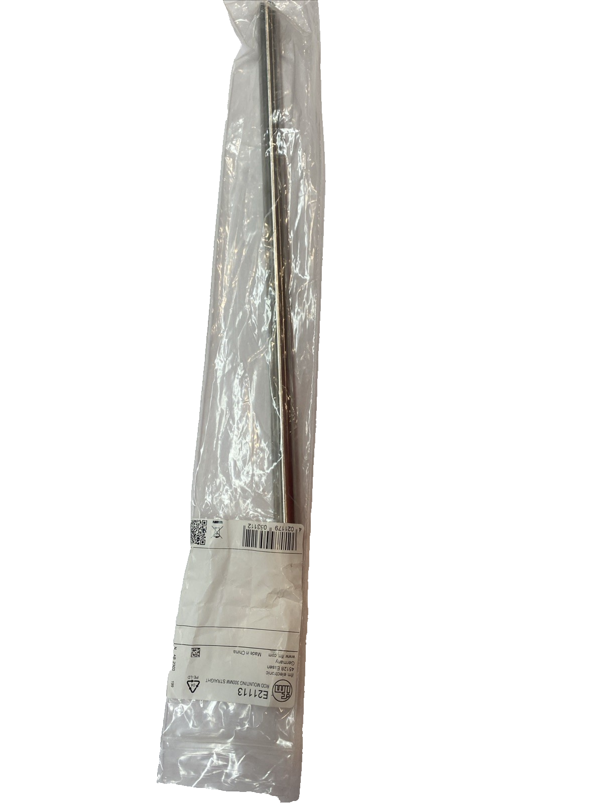 IFM E21113 300 mm Stainless Steel Sensor Mounting Rod - Maverick Industrial Sales