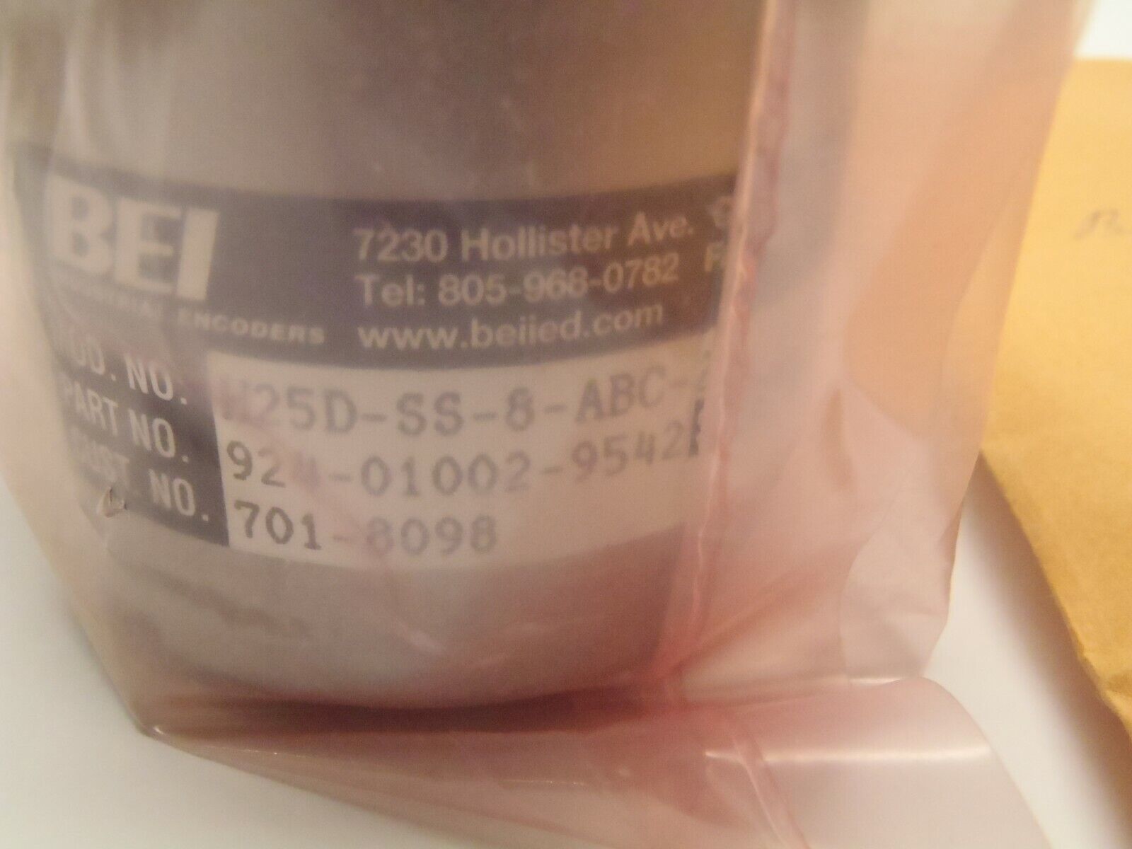 BEI H25D-SS-8-ABC-28V/V-SM16 Parallel Analog SSI Encoder 924-01002-9542 - Maverick Industrial Sales