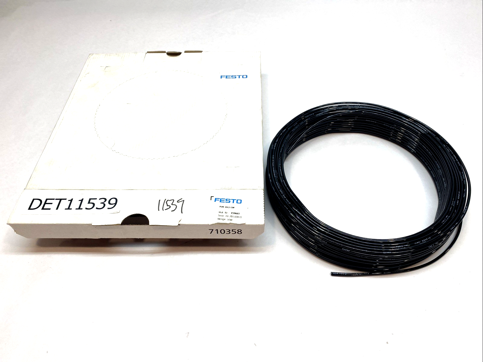 Festo PUN‑3X0,5‑SW Pneumatic Hose Black 159661 164FT - Maverick Industrial Sales
