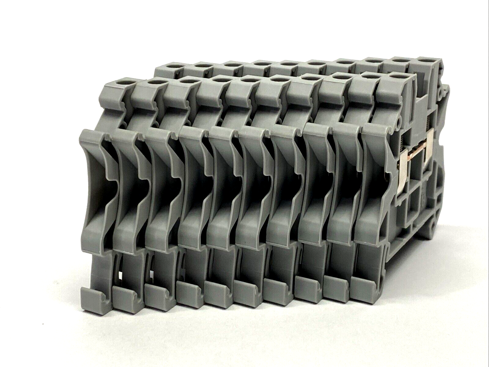 Schneider Electric NSYTRV22 Feed-Through Terminal Block 24A 600V LOT OF 10 - Used - Maverick Industrial Sales