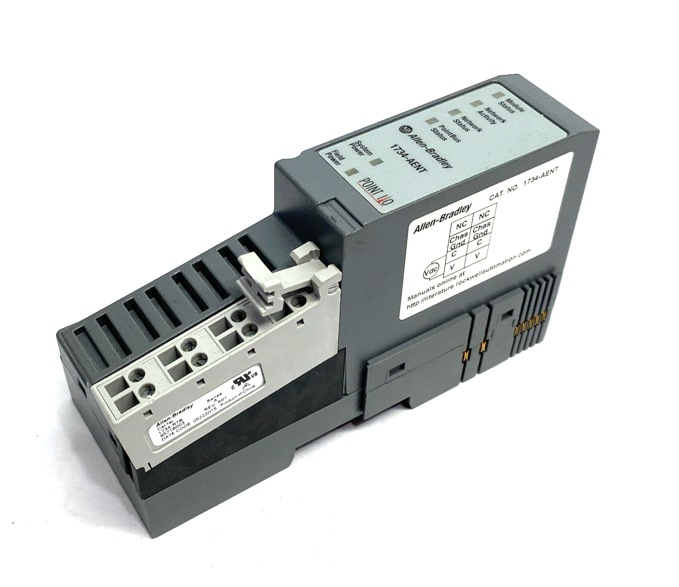 1734-AENT | Allen Bradley Ser. A EtherNet/IP POINT I/O Ethernet Network Adaptor - New – Open box - Maverick Industrial Sales