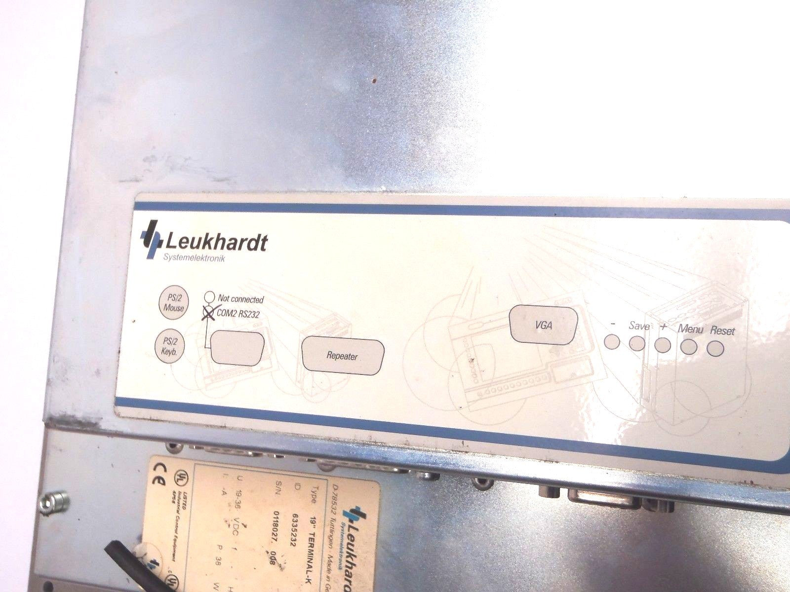 Leukhardt 6335232 Terminal-K VGA Interface Panel - Maverick Industrial Sales