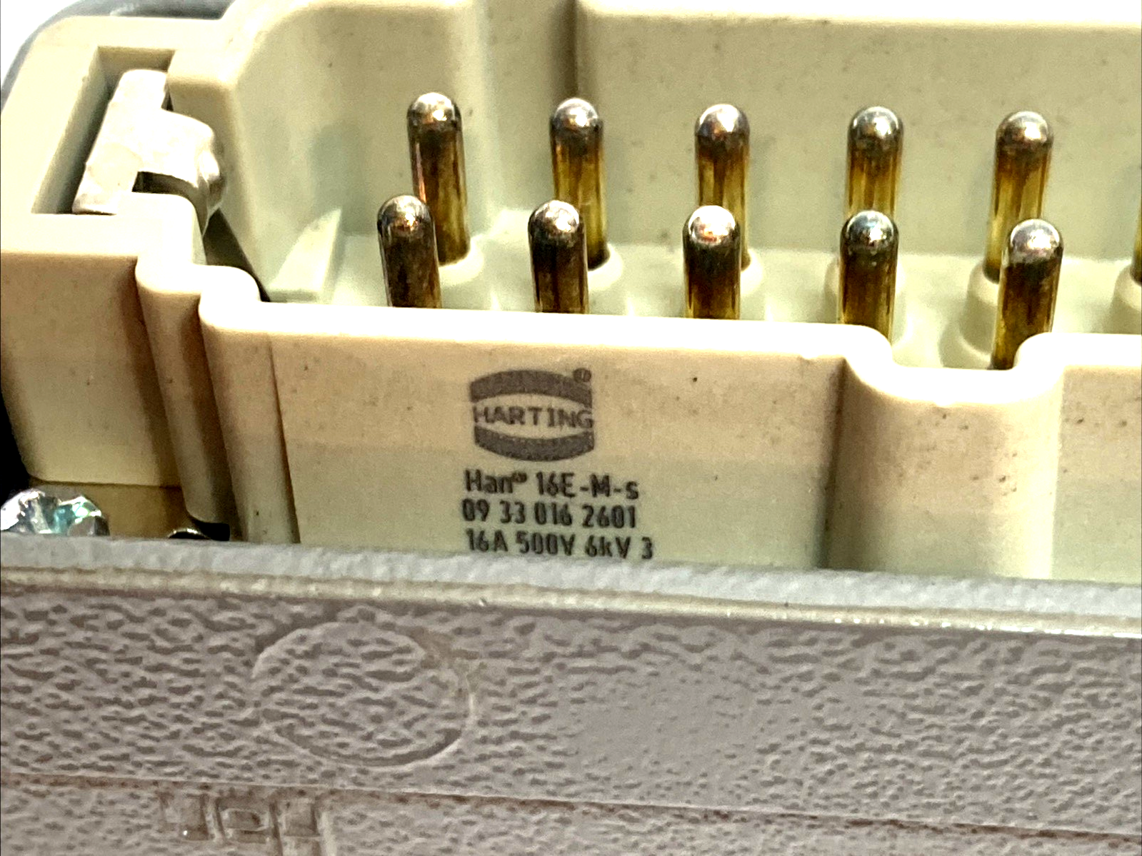 Harting Han 16B Side Entry Hood M25 w/ 09330162601 Insert Connector Industrial - Maverick Industrial Sales