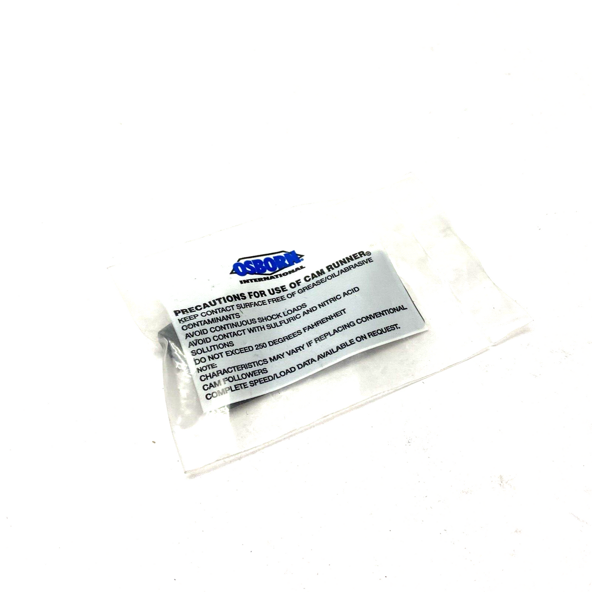 PCR-1/2, 96959 | Osborn PCR-1/2 Load Runner Cam Bearing Limit 110lbs 33-1/3 RPM & 3X Duty Cycle - New – Open box - Maverick Industrial Sales