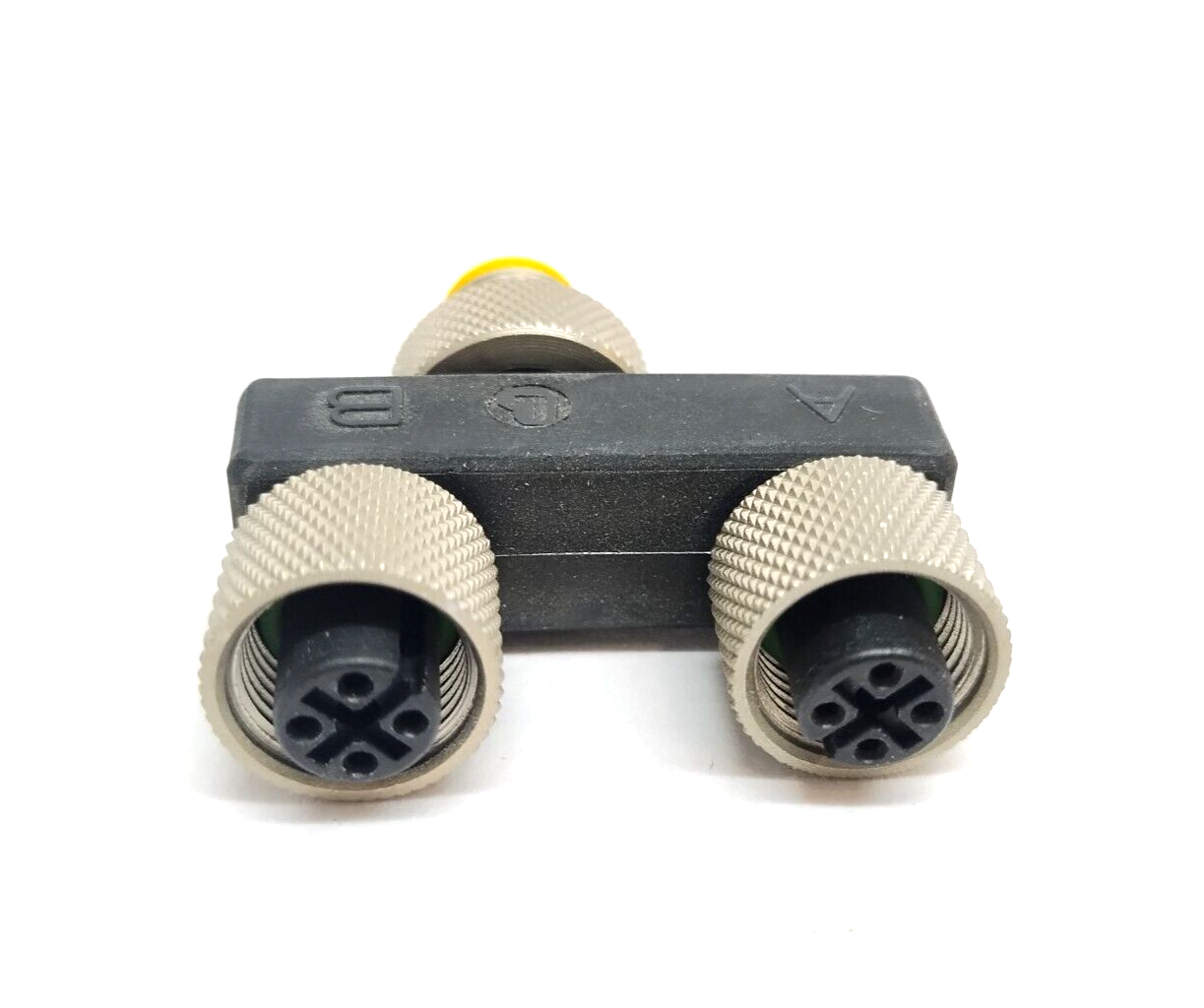 Lumberg Automation ASBS 2 M12-S2326 T-Splitter M12 Female To M12 Male 4-Pin - Maverick Industrial Sales