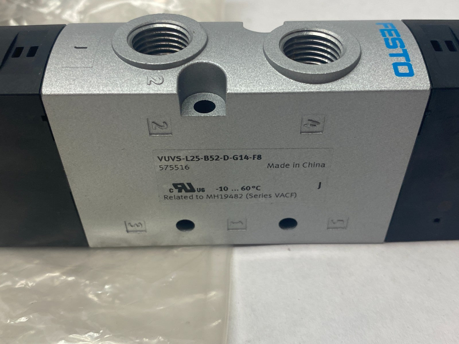 Festo VUVS-L25-B52-D-G14-F8 Solenoid Valve 5/2, Bistable 575516 - Maverick Industrial Sales