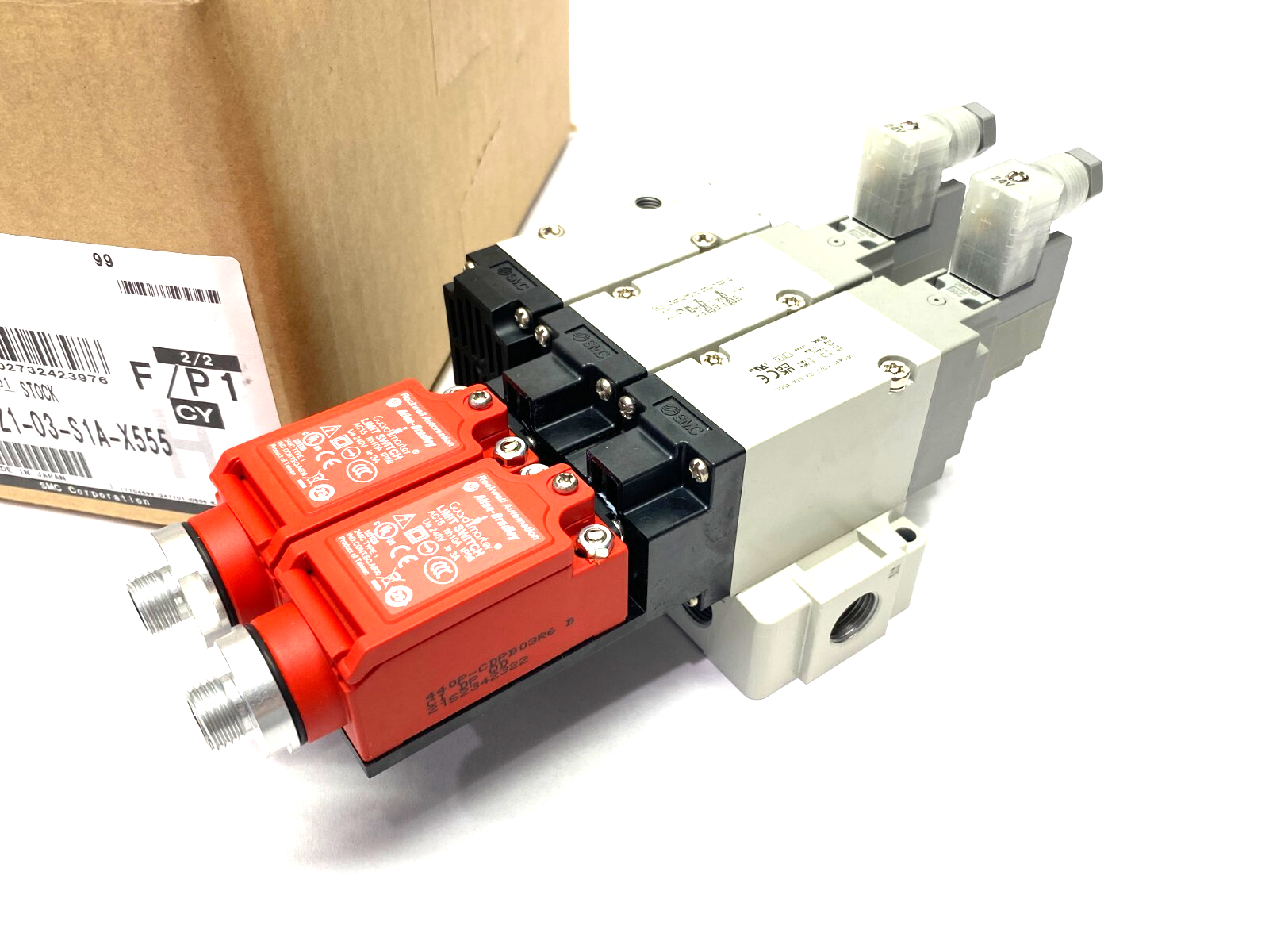 SMC VP544R-5DZ1-03-S1A-X555 Residual Pressure Release Valve 3-Port, 3/8" NPT - Maverick Industrial Sales