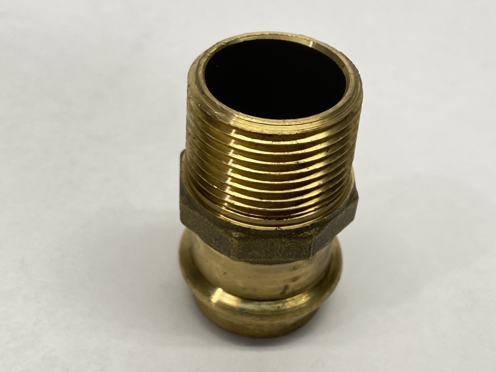 10075844 | Elkhart Male Adapter Brass 1" Press x MPT - New Other - Maverick Industrial Sales