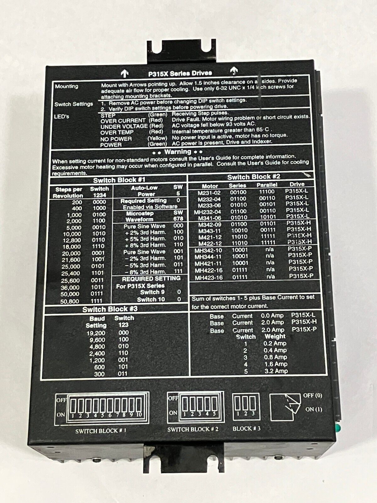 American Precision Industries P315X Step Motor Drive Indexer - Maverick Industrial Sales