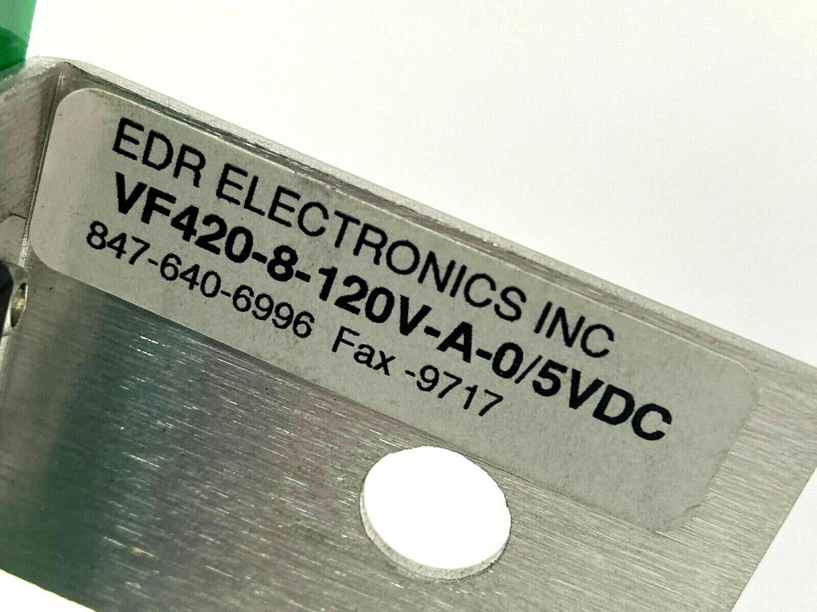 VF420-8-120V-A-0/5VDC | EDR Electronics Vibratory Bowl Feeder Control 50/60Hz - Used - Maverick Industrial Sales