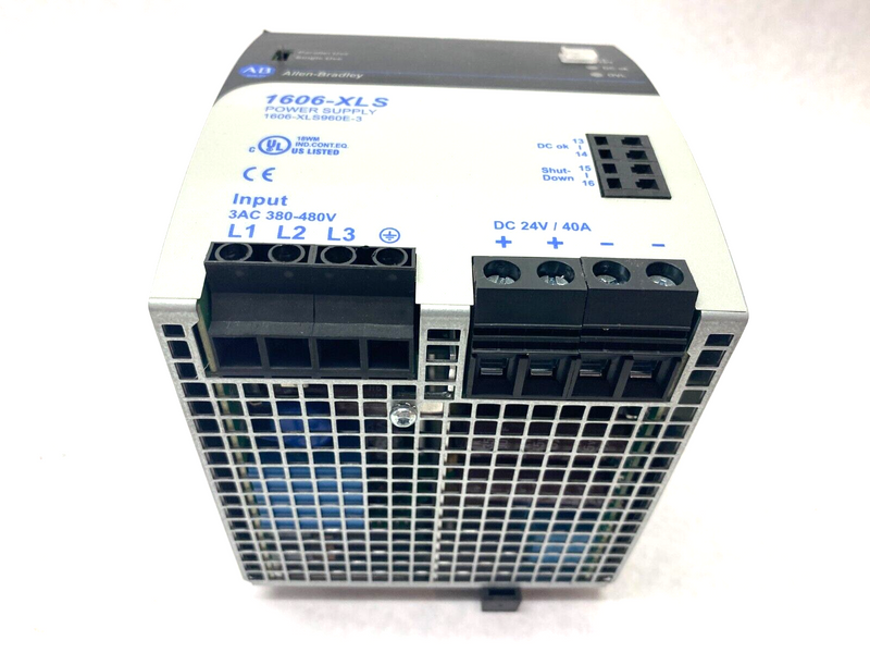 Allen Bradley 1606-XLS960E Ser. A 3-Phase Power Supply 480VAC Output - Maverick Industrial Sales