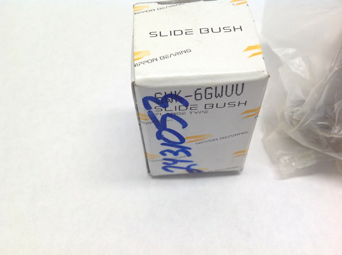 SWK-6GWUU | Nippon Bearing Flange Type Slide Bush - New – Open box - Maverick Industrial Sales