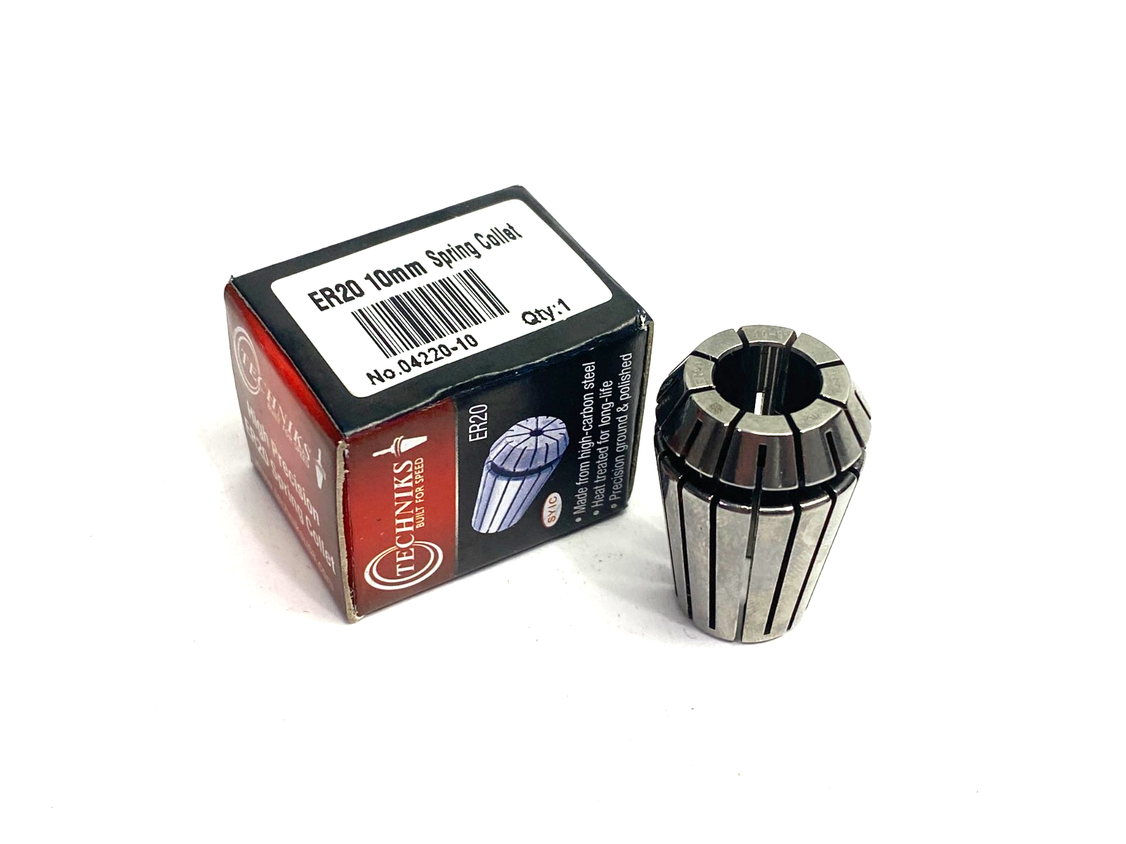 Techniks ER20 10mm Spring Collet SYIC 04220-10 - Maverick Industrial Sales