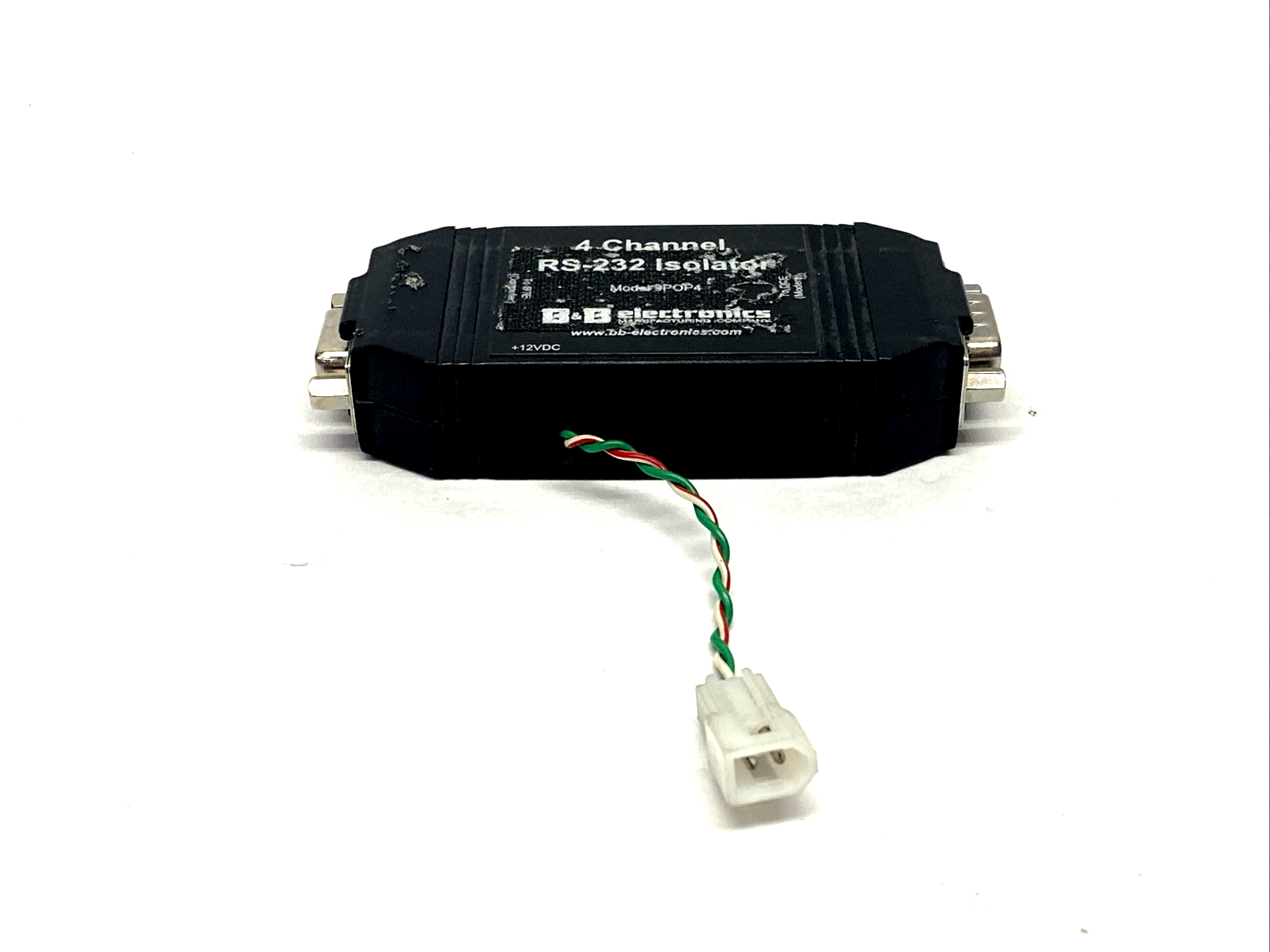 9POP4 | B&B Electronics 4-Channel RS-232 Isolator 9-Pin DB9 Male To Female - Used - Maverick Industrial Sales
