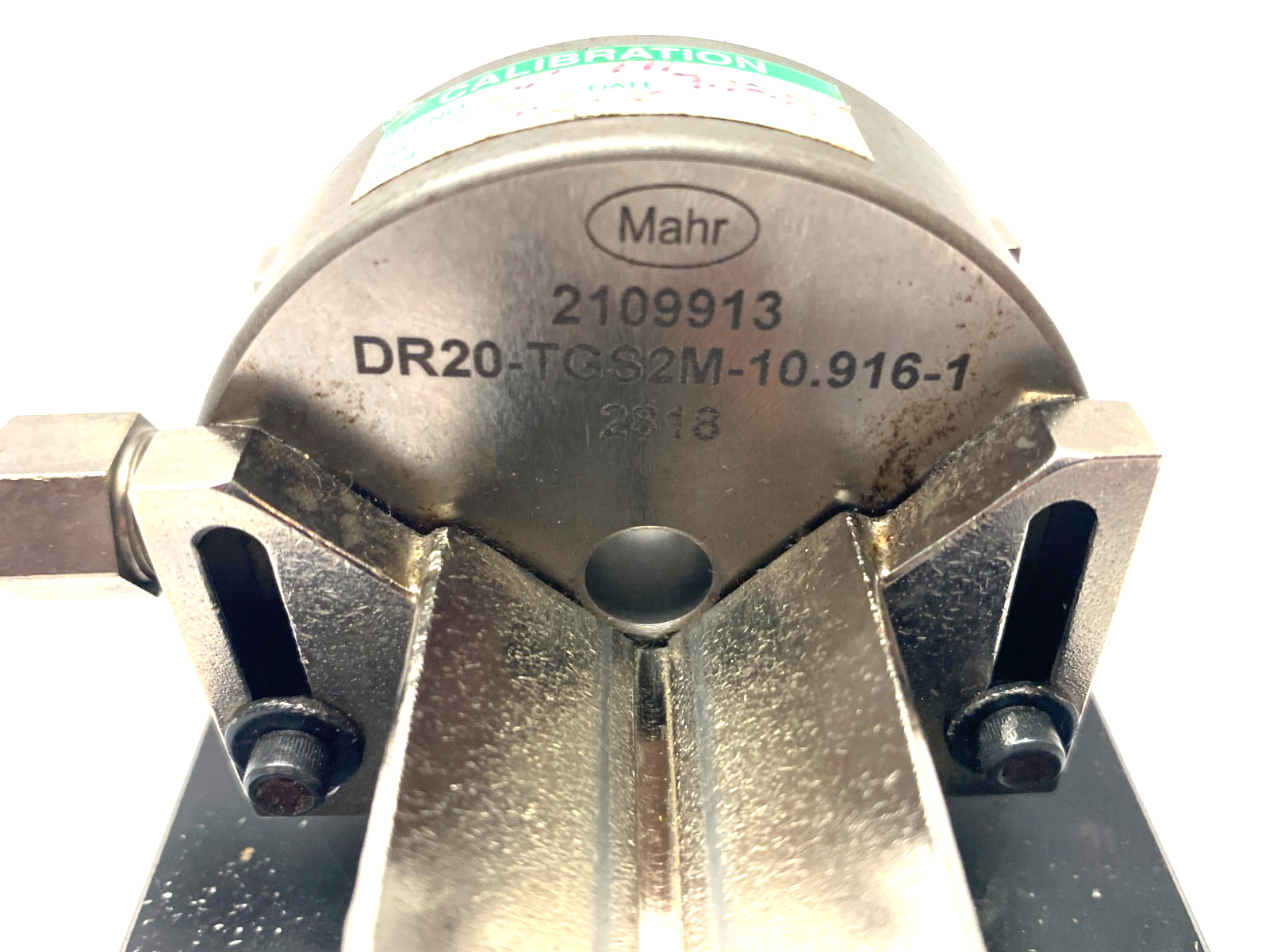 Mahr 2109913 Dimensionair 2-Jet Air Ring Gauge DR20-TGS2M-10.916-1 w/ Base Plate - Maverick Industrial Sales