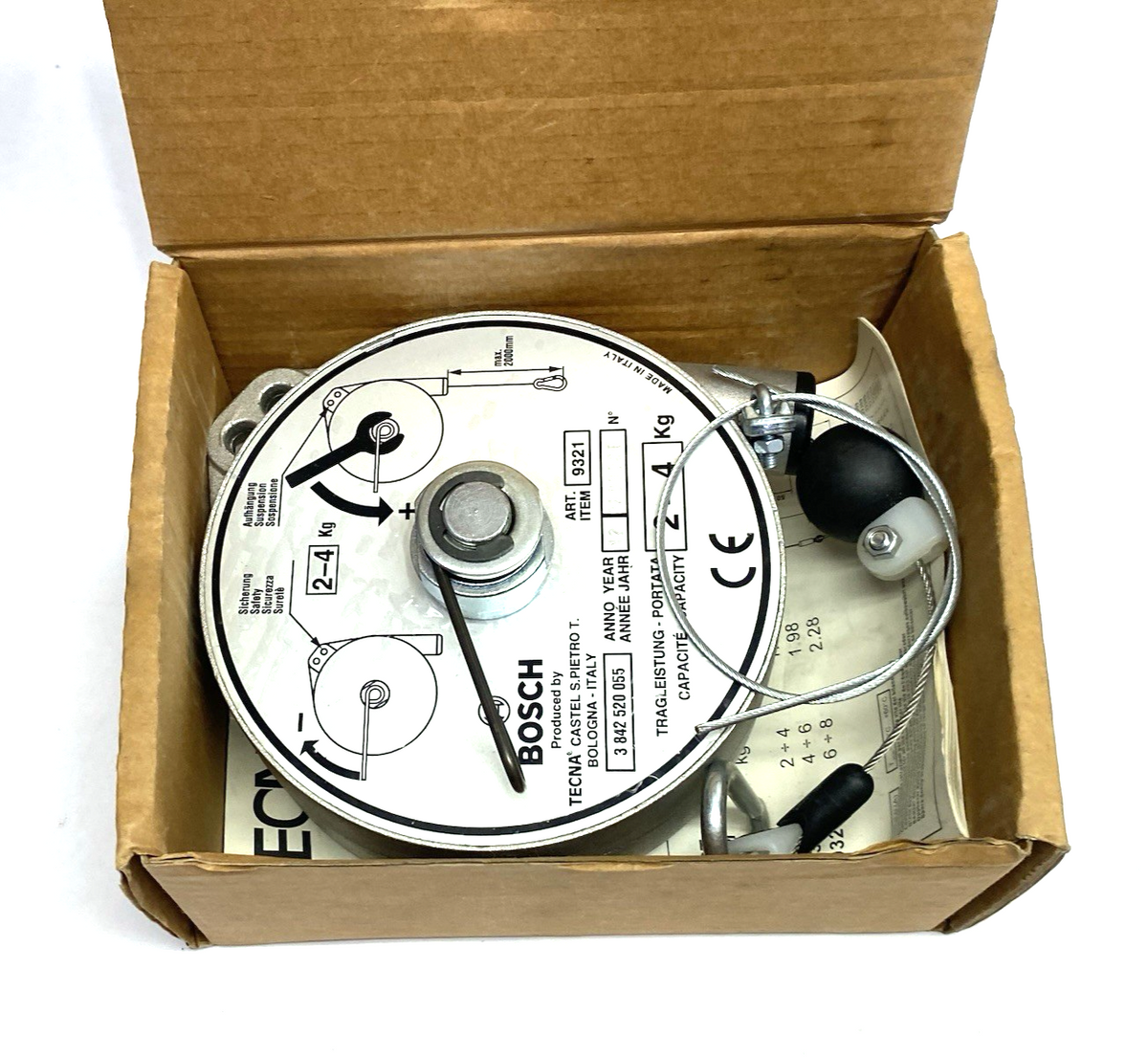 Bosch Rexroth 3842520055 Load Bearing Spring Pull Balancer 2-4kg Capacity - Maverick Industrial Sales