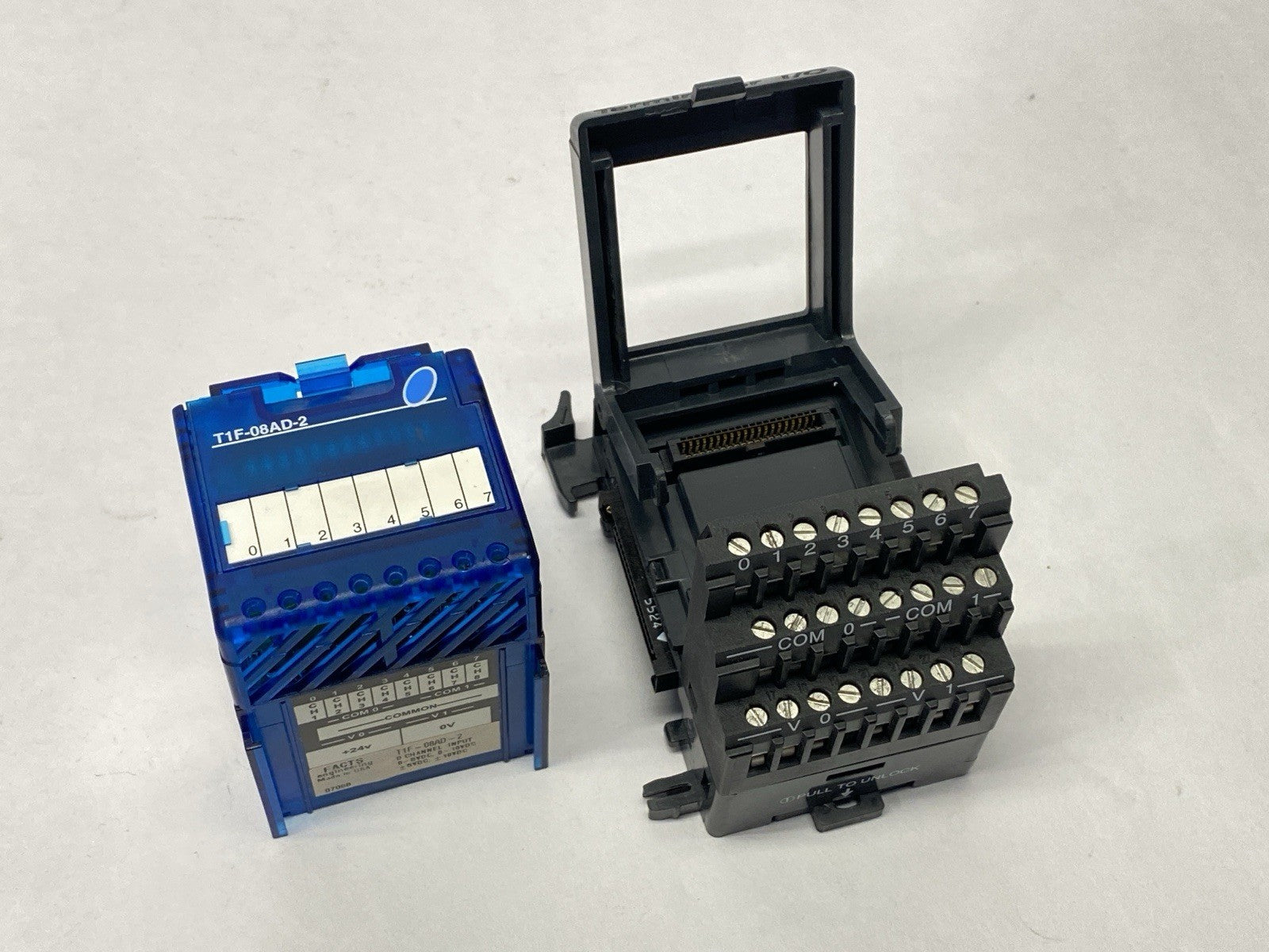 T1F-08AD-2 | Automation Direct Terminator Analog Input Module w/ T1K-08B Base - Used - Maverick Industrial Sales