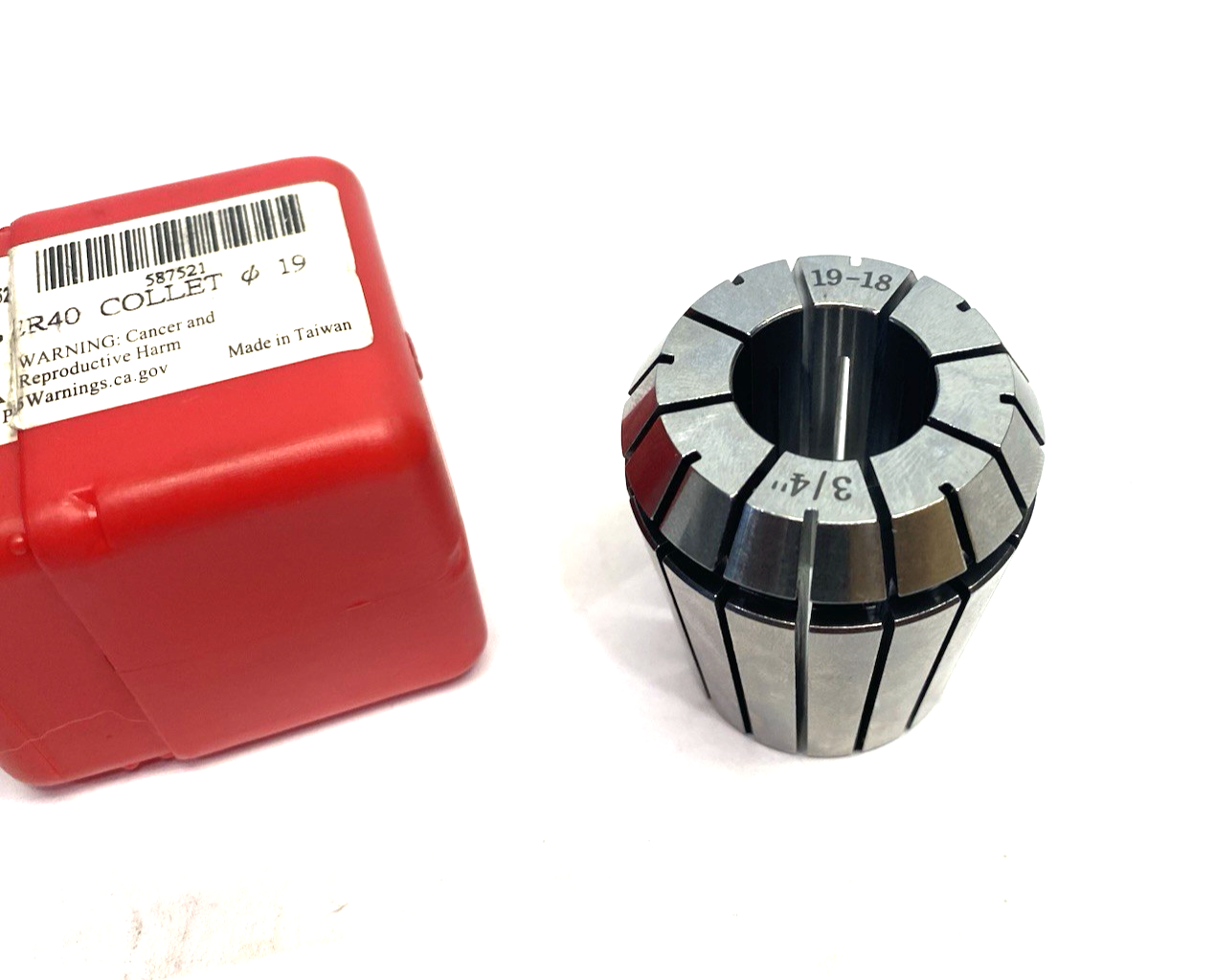 Accupro 587521 ER Collet: ER40, 19.00 mm Collet Size - Maverick Industrial Sales