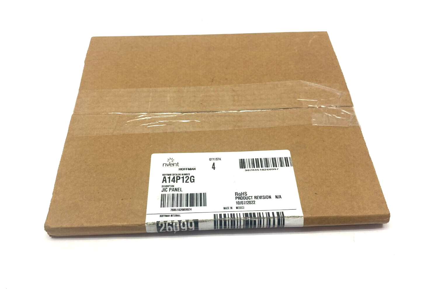 Hoffman A14P12G Interior Enclosure JIC Panel 12.75" x 10.88" Steel PKG OF 4 - Maverick Industrial Sales