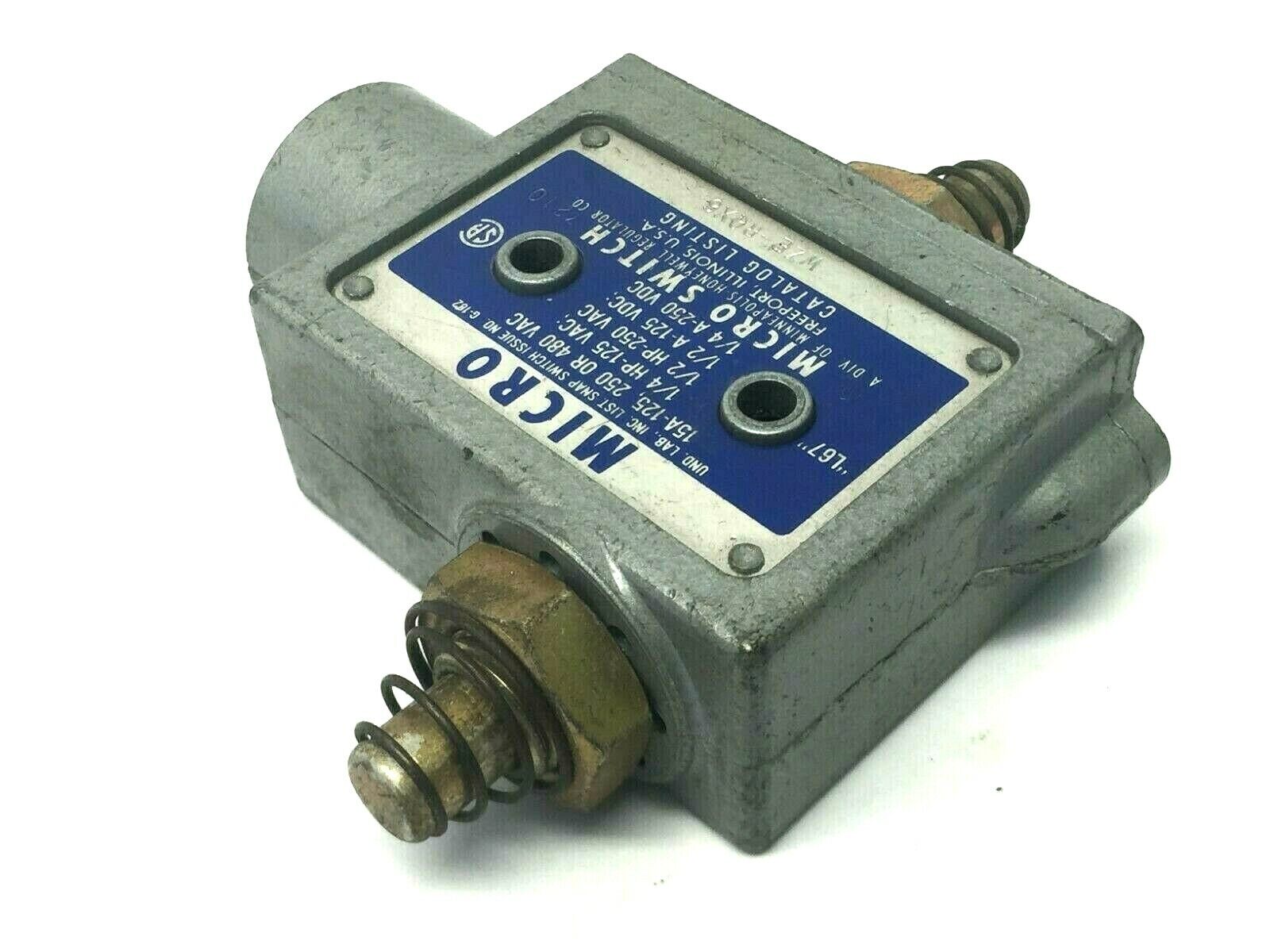 Honeywell MicroSwitch WZE-RQX6 Limit Switch Dual Plunger - Maverick Industrial Sales