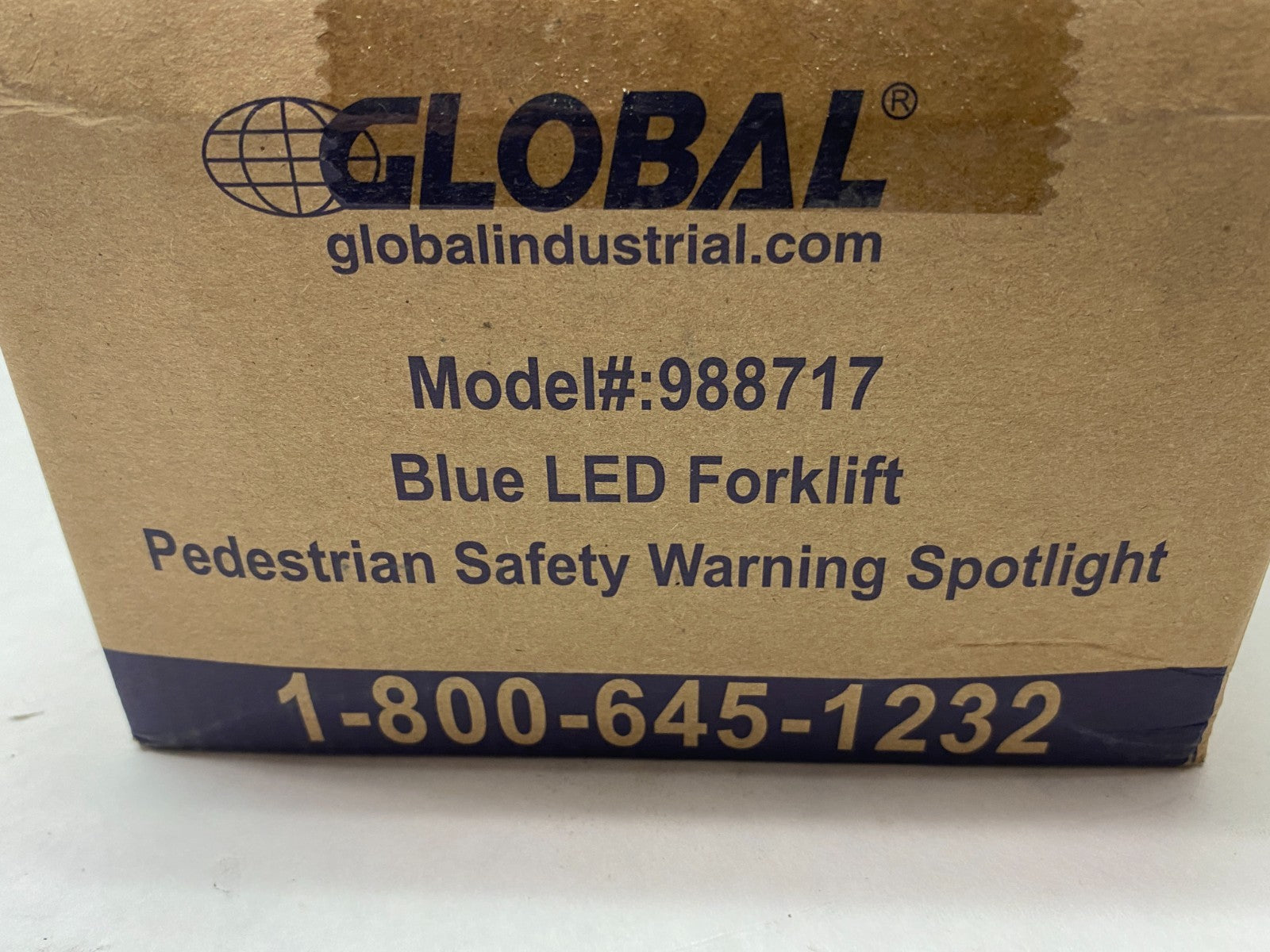 988717 | Global Industrial Blue LED Forklift Safety Warning Spotlight - New - Maverick Industrial Sales
