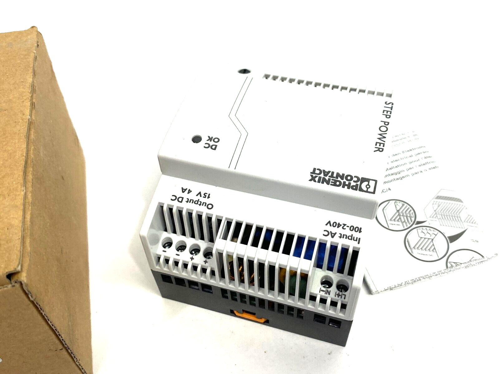 Phoenix Contact STEP-PS/1AC/15DC/4 Power Supply Unit 26868619 - Maverick Industrial Sales