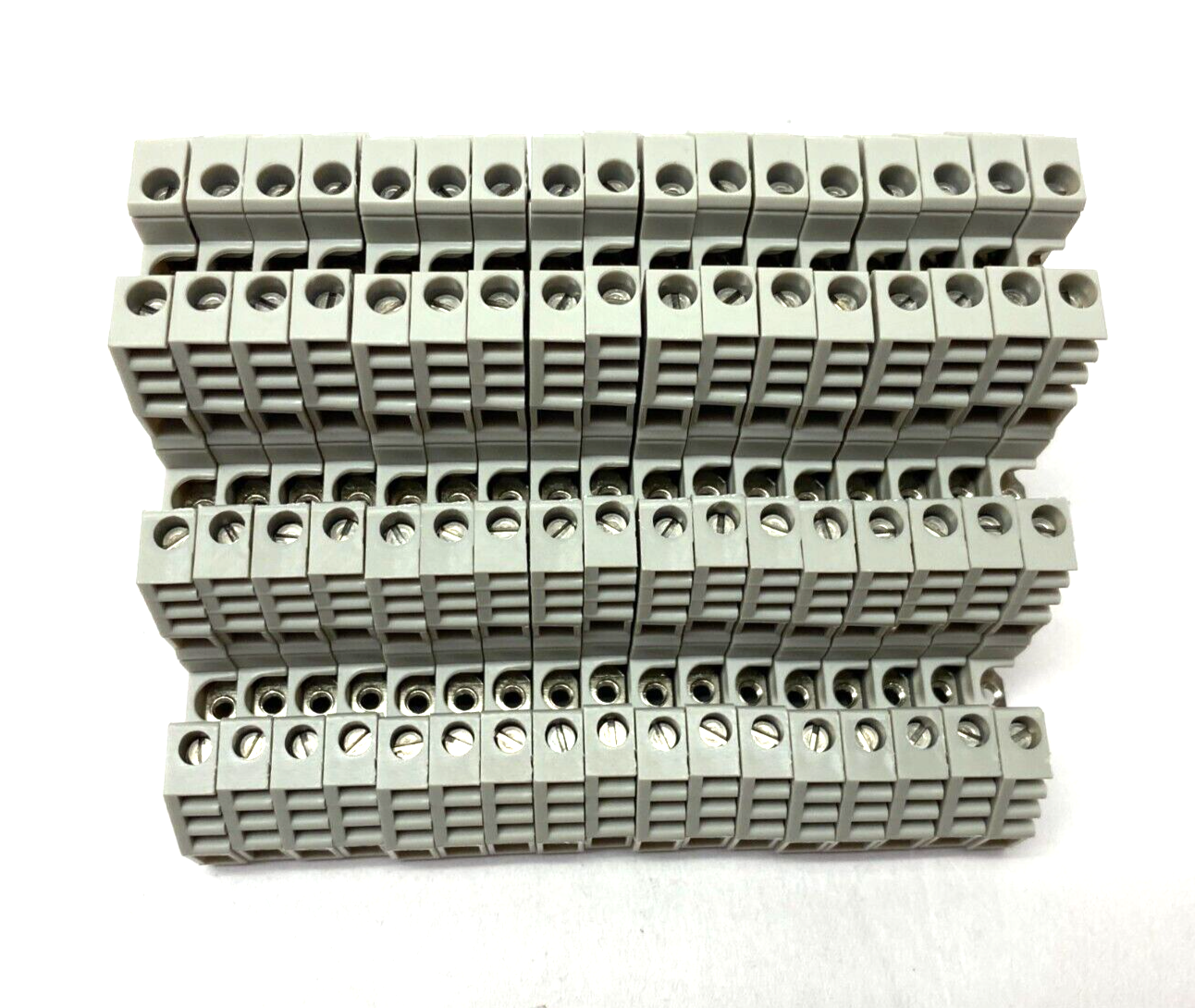 Allen Bradley 1492-WTS3 Ser B 3-Stage Feed-Through Terminal Block Gray BOX OF 17 - Maverick Industrial Sales