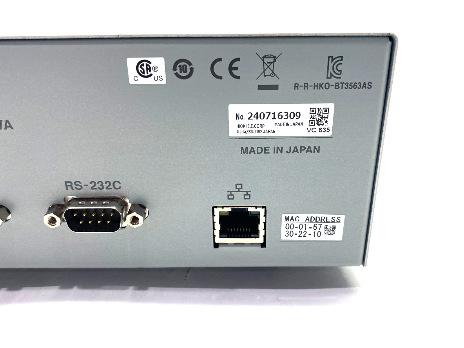 BT3562A | Hioki Precision Battery HiTester - Used - Maverick Industrial Sales