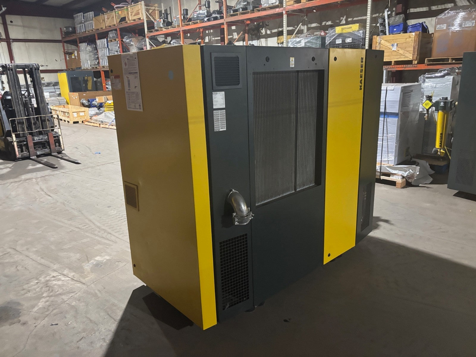 Kaeser CSD100ST Rotary Screw Air Compressor, CSD-100S-T, ABT 125, Fault (2021) - Maverick Industrial Sales