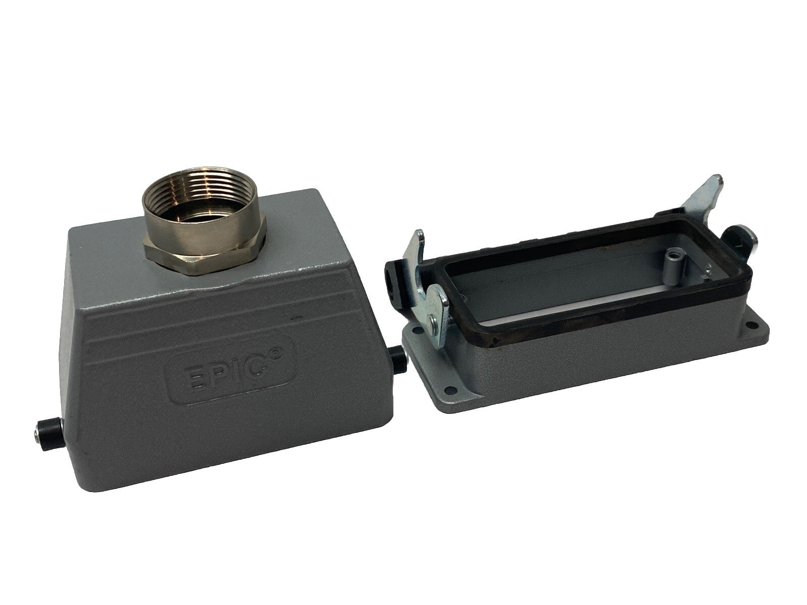 Lapp 10072000 EPIC H-B 16 AG Panel Mount Base Dual Lever w/ Top Entry Hood - Maverick Industrial Sales