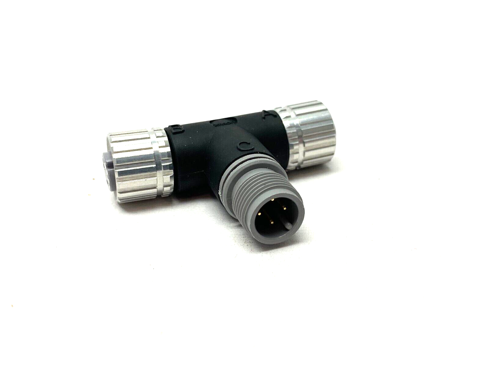 SMC LEC-GCD Branch Cable Connector 4-Pin Male to 2x Female - Maverick Industrial Sales