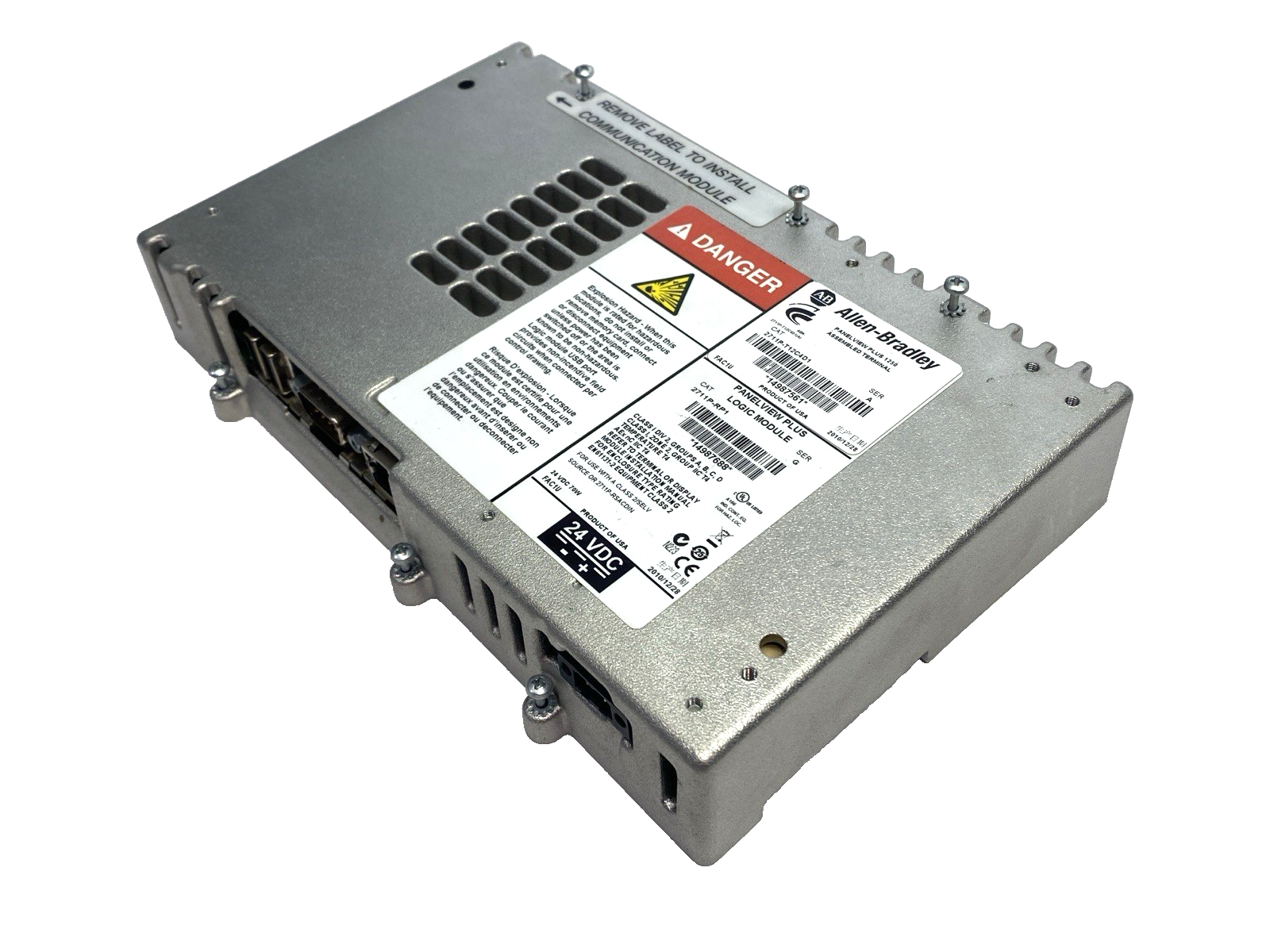Allen Bradley 2711P-RP1 Panelview Plus Logic Module 24VDC - Maverick Industrial Sales