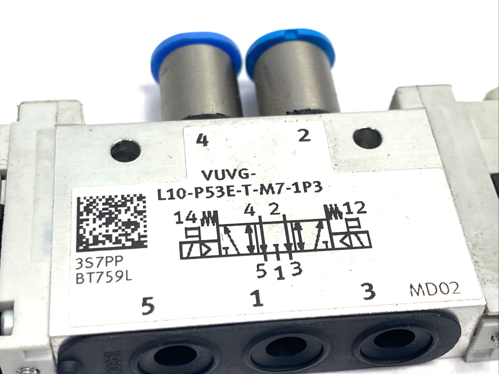 Festo VUVG-L10-P53E-T-M7-1R8L Air Solenoid Valve 574225, VUVG-L10-P53E-T-M7-1P3 - Maverick Industrial Sales