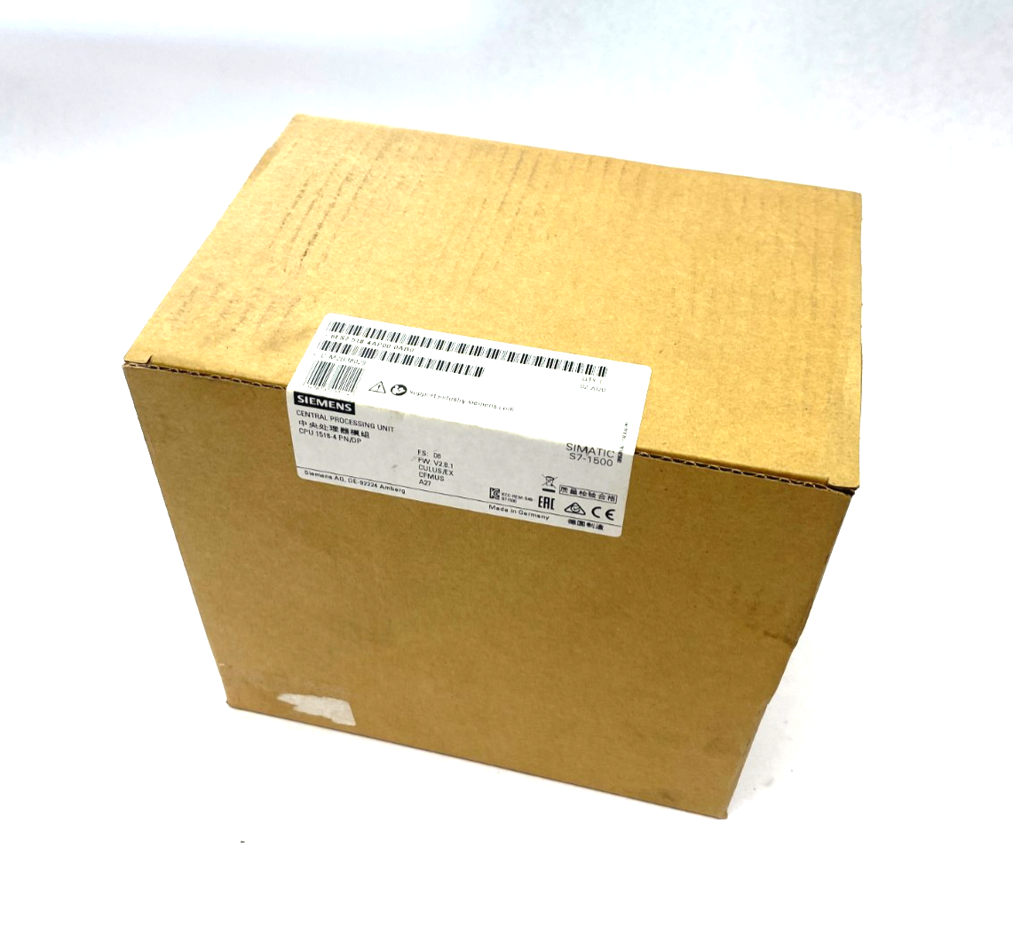 Siemens 6ES7 518-4AP00-0AB0 SIMATIC S7-1500 CPU Unit 1518-4 PN/DP - Maverick Industrial Sales