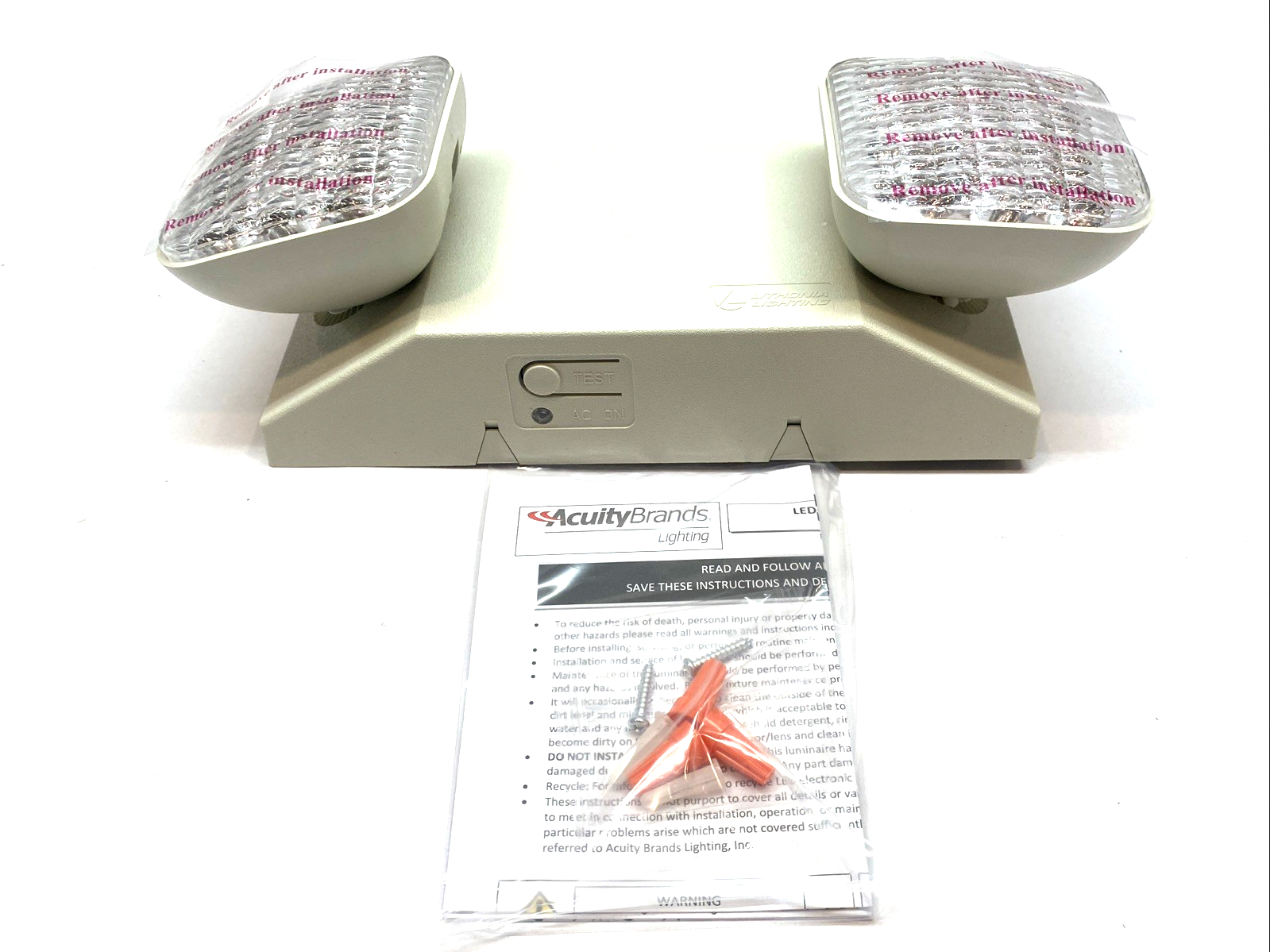 Lithonia Lighting 263X65 EU2C Dual‑LED Emergency Light Unit 120‑277V - New - Maverick Industrial Sales