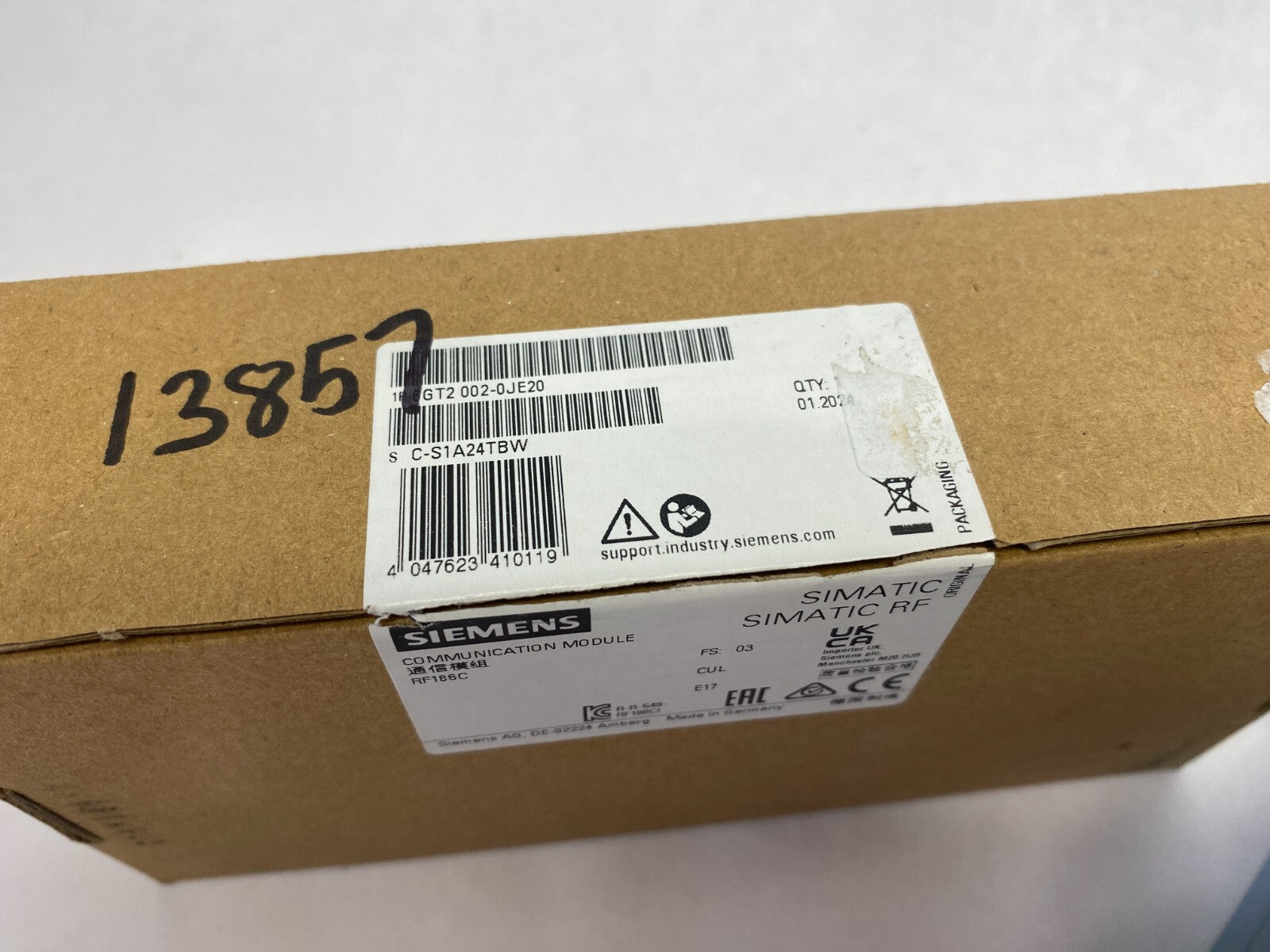 Siemens 6GT2 002-0JE20 SIMATIC RF RFID Communication Module - Maverick Industrial Sales