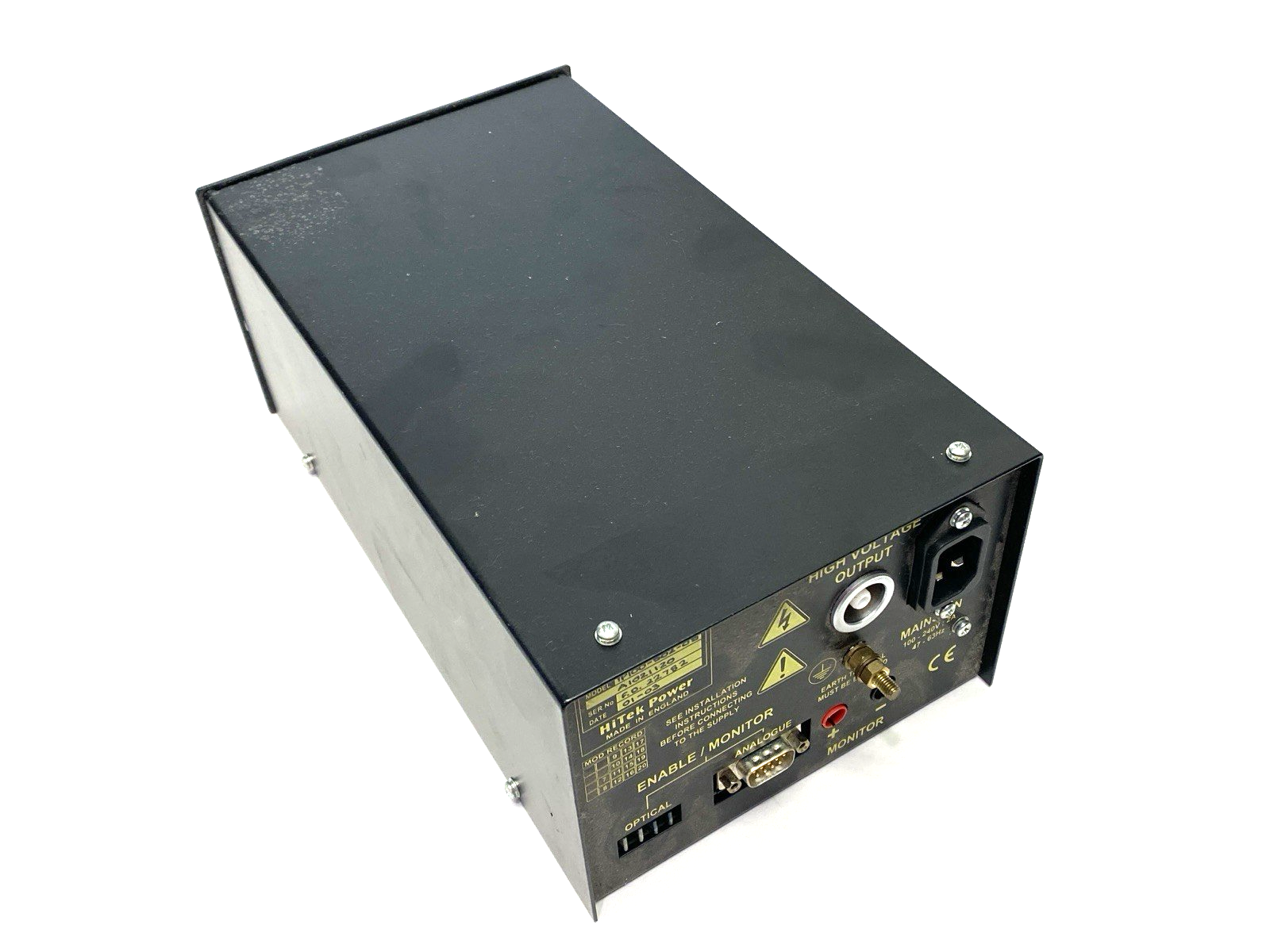 HiTek Power 1P100-502-05 Hivolt Ion Pump Power Supply 2A - Maverick Industrial Sales