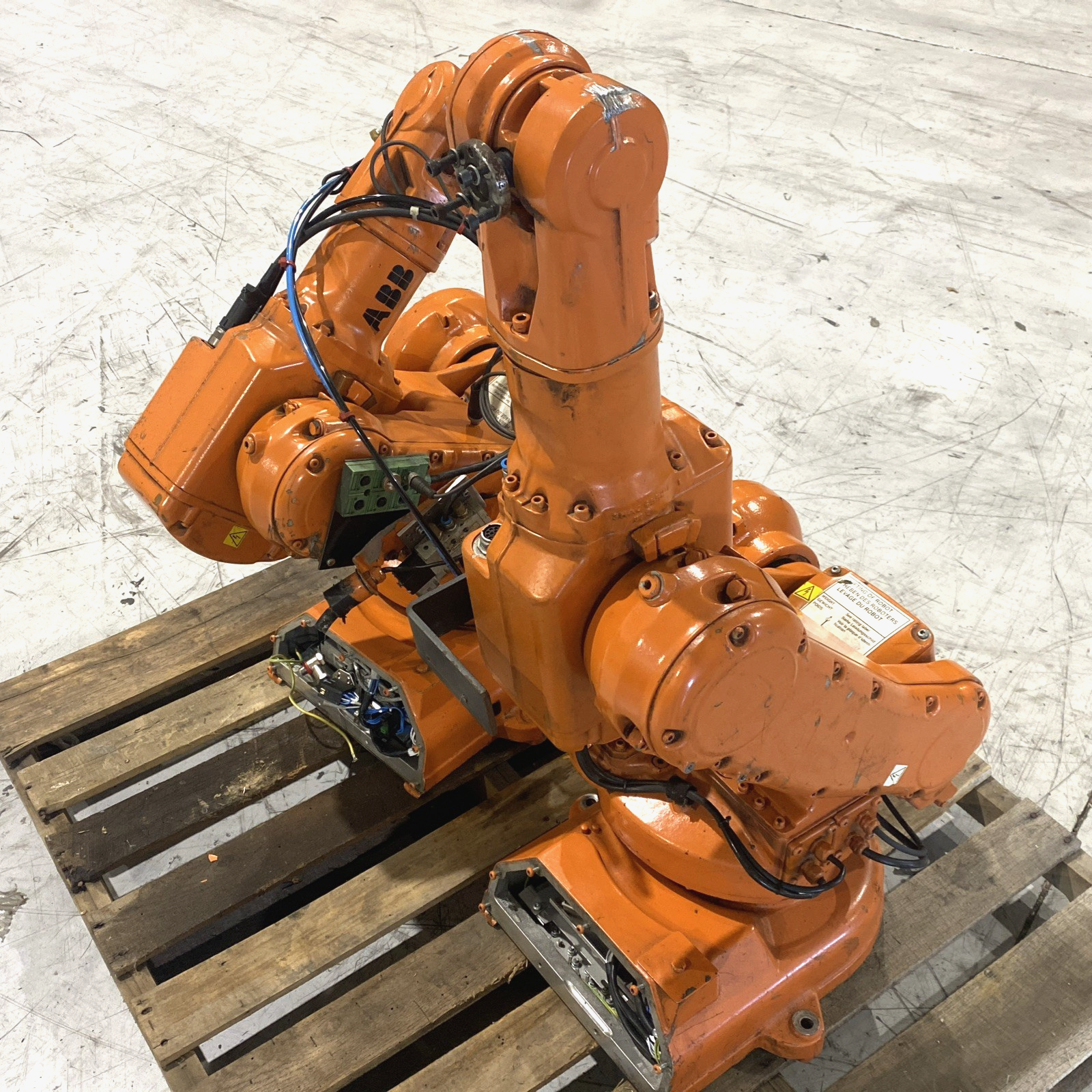 ABB IRB 140 Industrial Robot Arm LOT OF 2 - Maverick Industrial Sales
