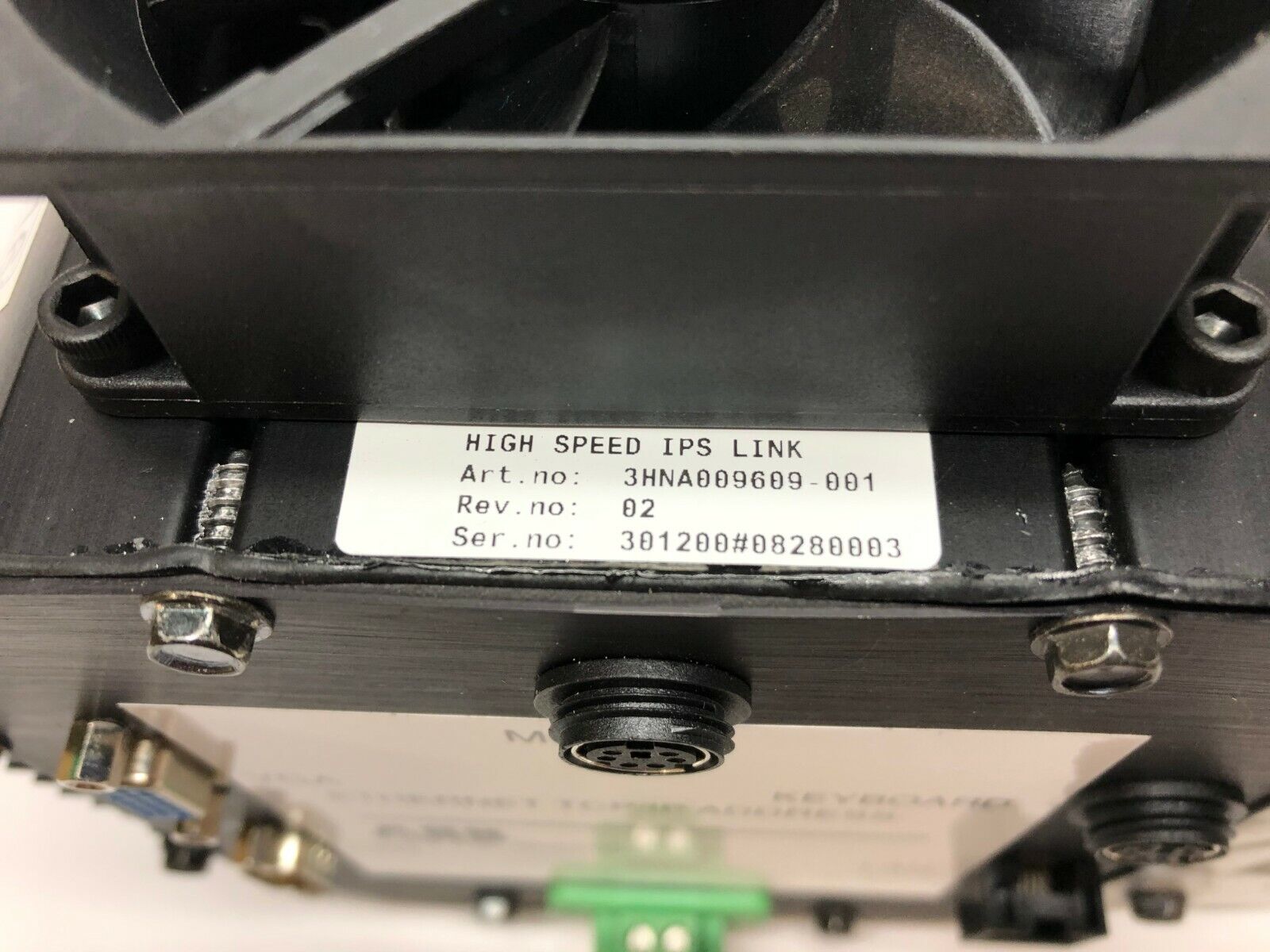 ABB High Speed IPS Link 3HNA009609-001 Rev. 2, Robot Control Module, Paint Spray - Maverick Industrial Sales