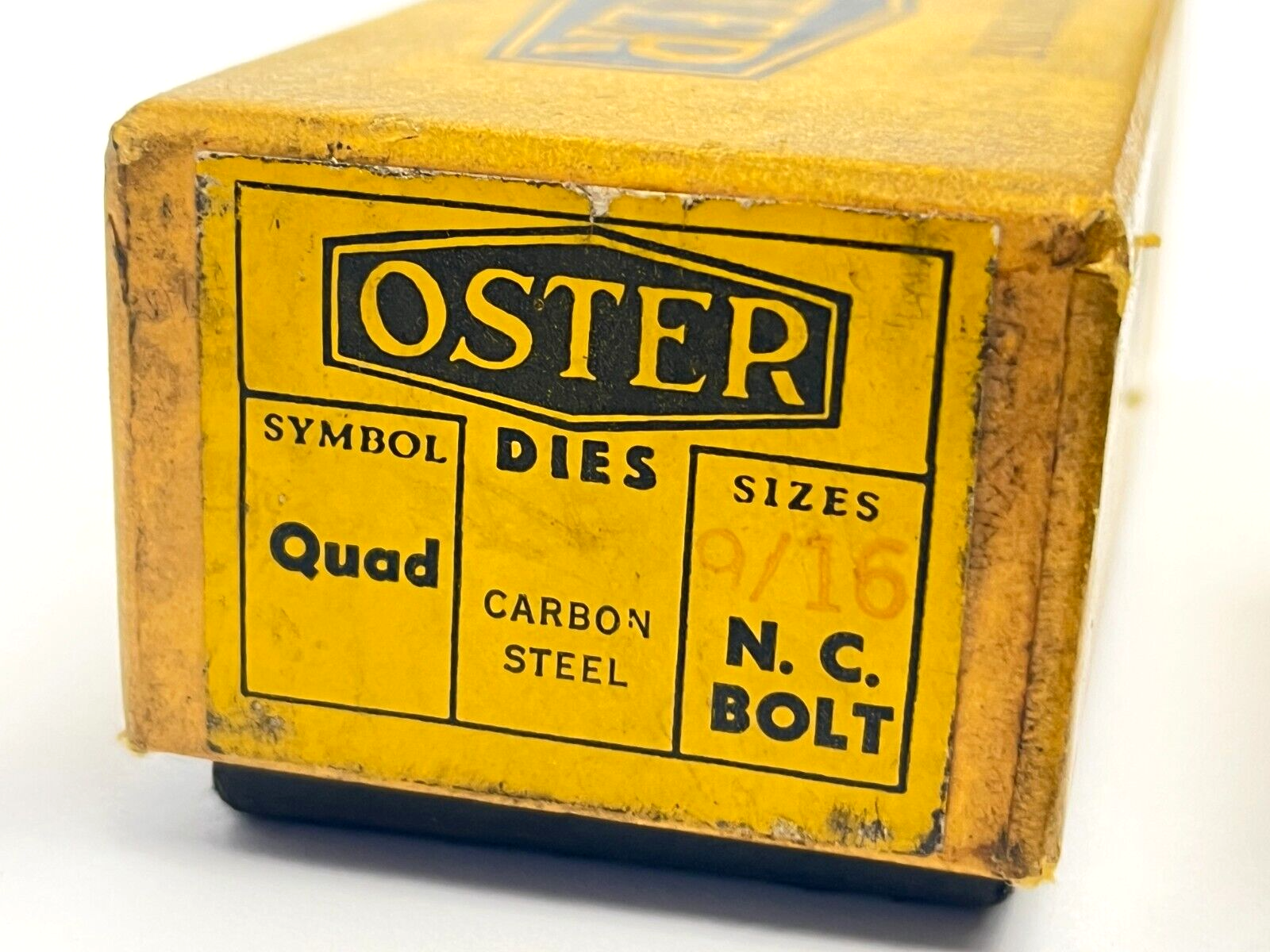 Oster Symbol Quad Carbon Steel 9/16" 12 N.C Bolt Die - Maverick Industrial Sales
