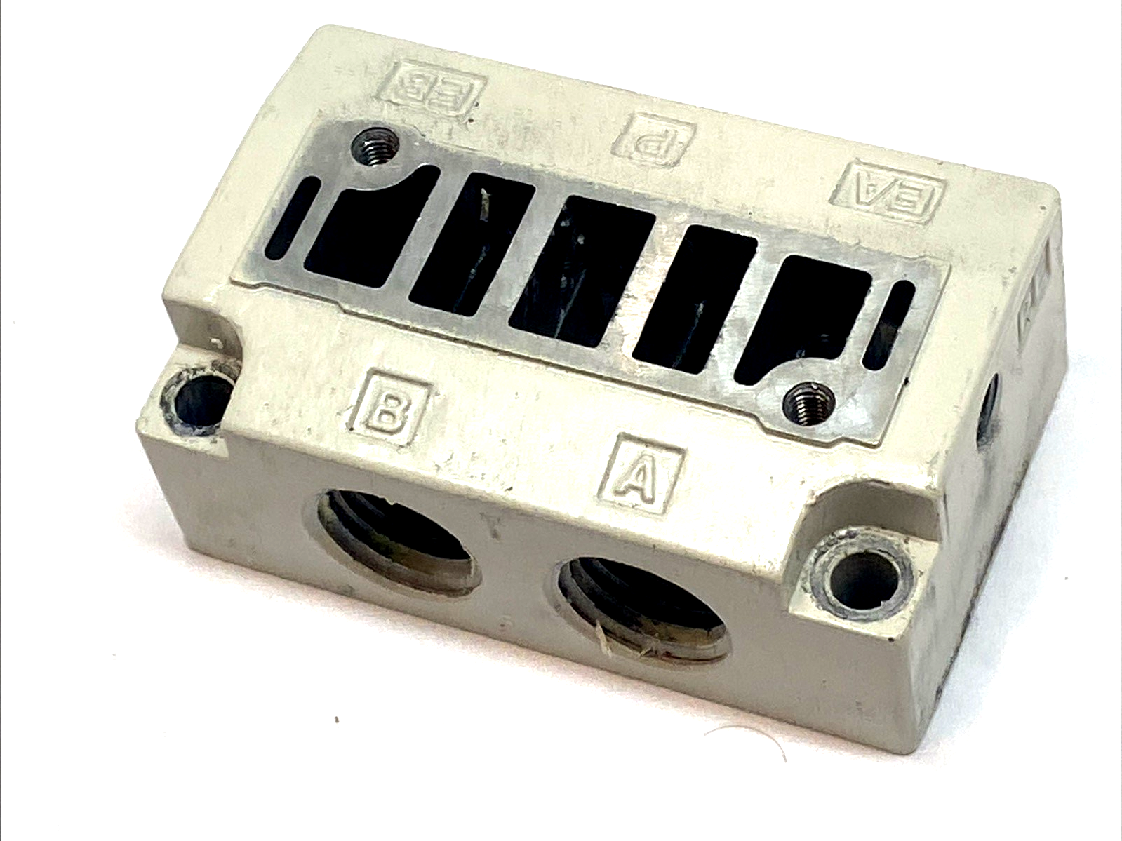 SY5000-27-1T | SMC Subplate Manifold 1/4" NPTF LOT OF 2 - Used - Maverick Industrial Sales