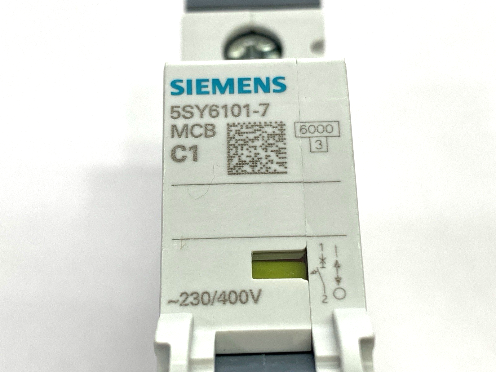 Siemens 5SY6101-7 Miniature Circuit Breaker 230/400V 1A - Maverick Industrial Sales