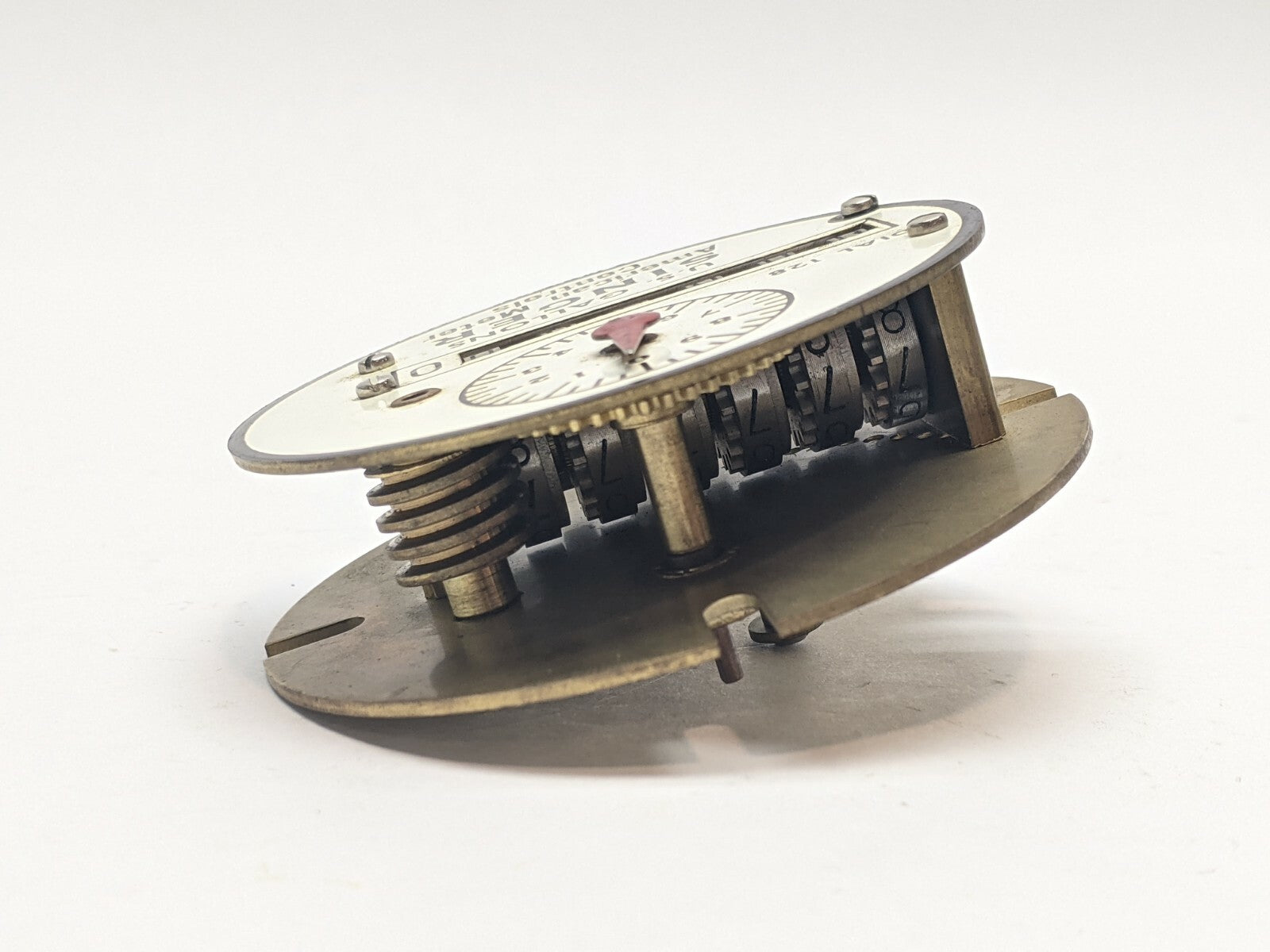 Vintage American Meter Controls US Gallons Meter Dial 128 All Brass Construction - Maverick Industrial Sales