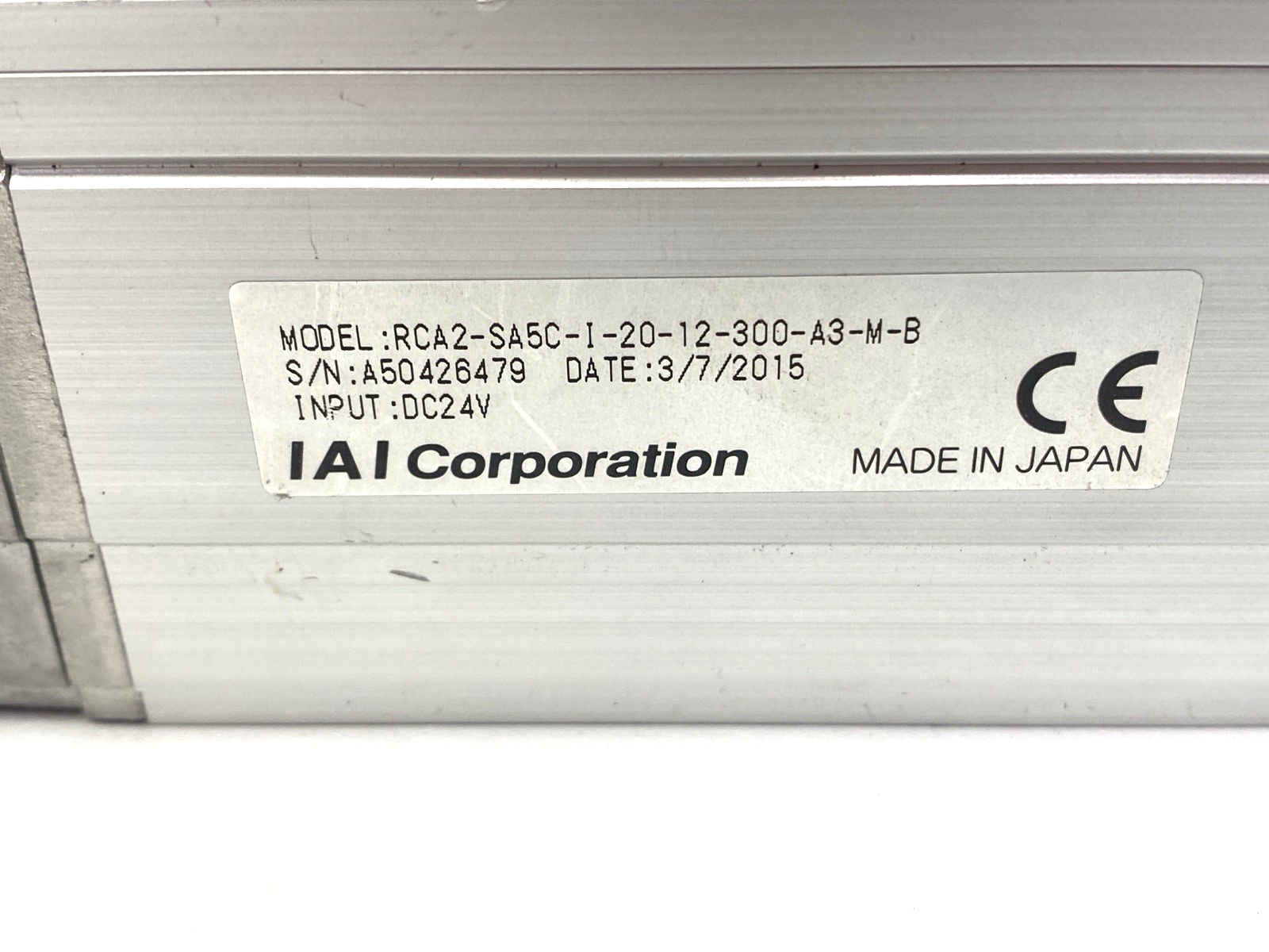 RCA2-SA5C-I-20-12-300-A3-M-B | IAI Robo Cylinder Linear Actuator 300mm Stroke - Used - Maverick Industrial Sales