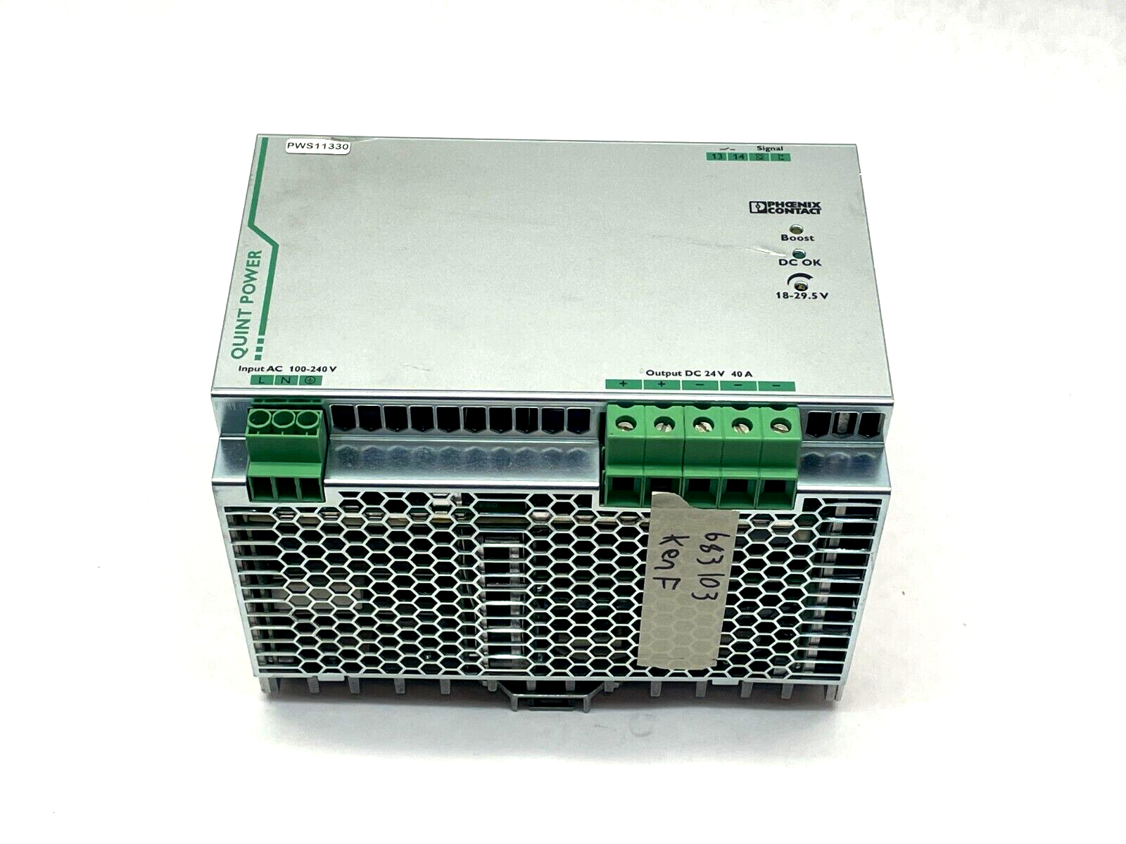 Phoenix Contact QUINT-PS/1AC/24DC/40 Power Supply Unit 2866789 - Maverick Industrial Sales