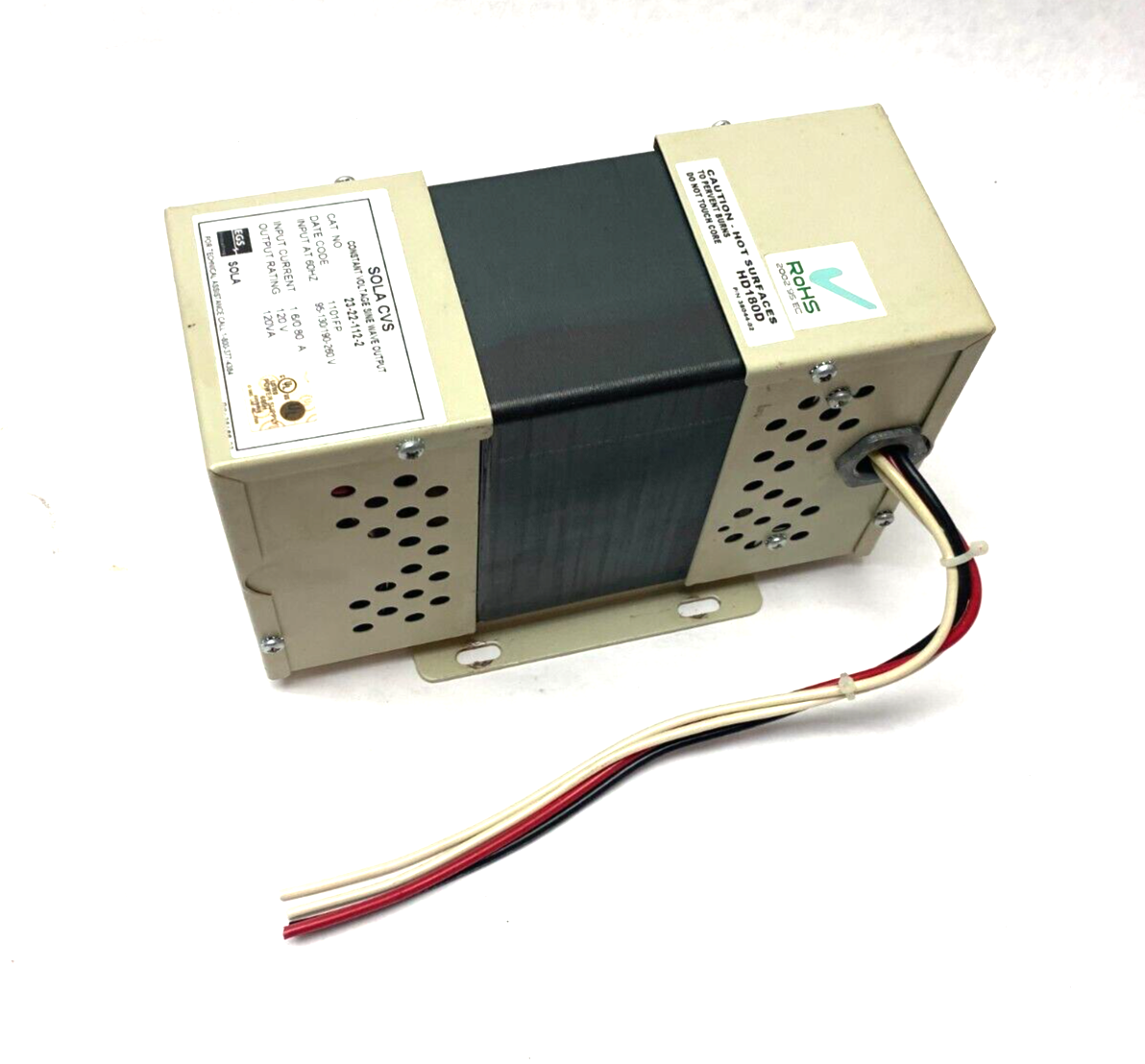 SOLA CVS 23-22-112-2 Constant Voltage Sine Wave Output Power Supply - Maverick Industrial Sales