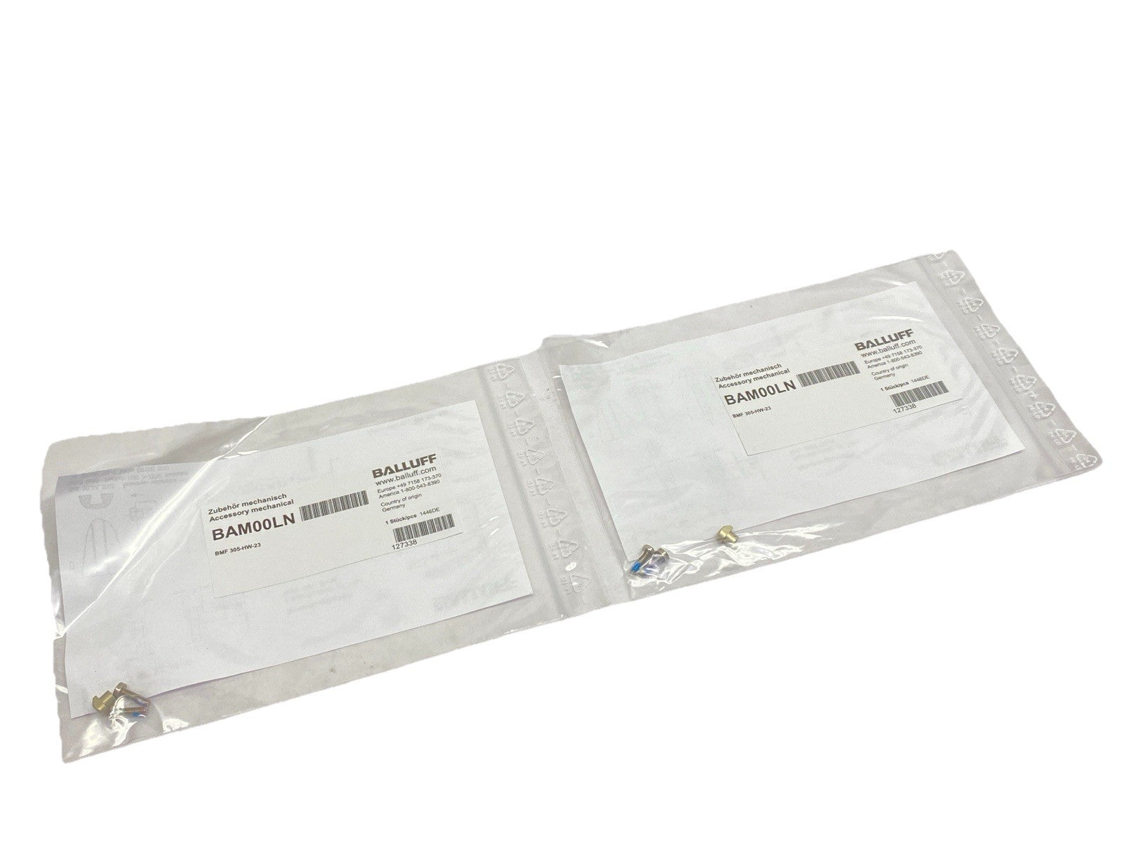 Balluff BAM00LN Mounting Bracket For Magnetic Sensor BMF 305-HW-23 LOT OF 2 - Maverick Industrial Sales