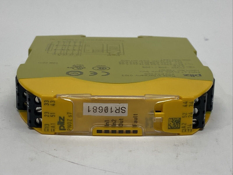 Pilz PNOZ s7 24VDC 4 n/o 1 n/c Safety Relay Module Contact Expansion 750107 - Maverick Industrial Sales